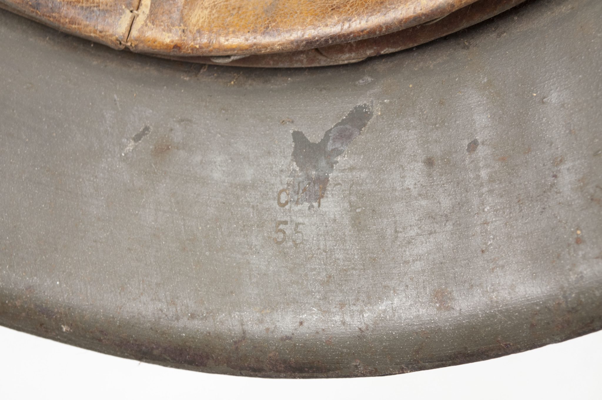 (Denmark) Collection of Five Danish WW2 reissued M42 “Lokal Forsvars Region I-V” helmets - One ex-SS reissued - rare - Image 145