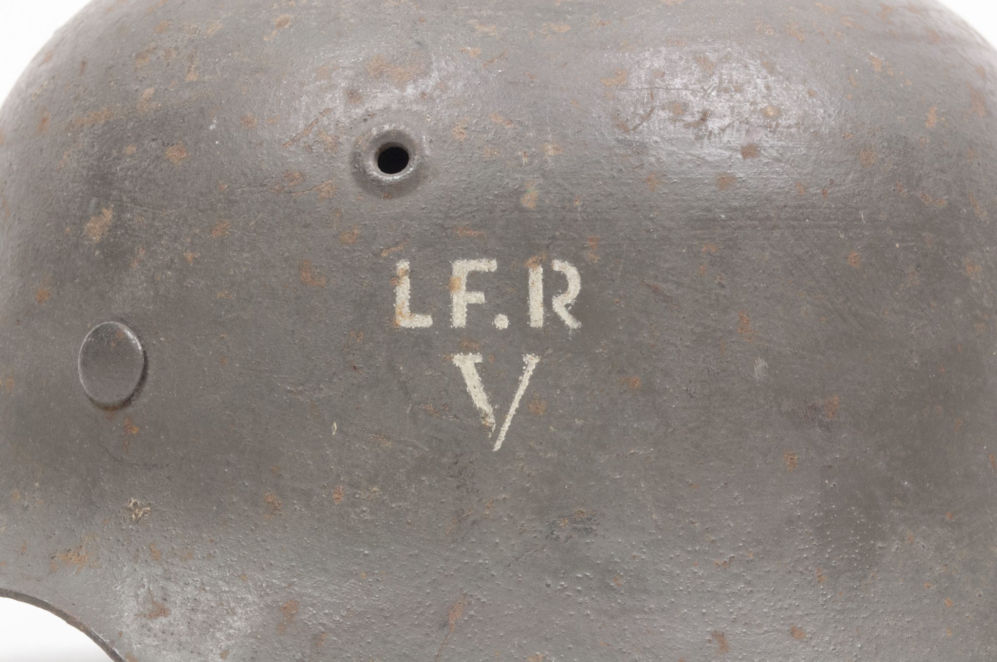 (Denmark) Collection of Five Danish WW2 reissued M42 “Lokal Forsvars Region I-V” helmets - One ex-SS reissued - rare - Image 149