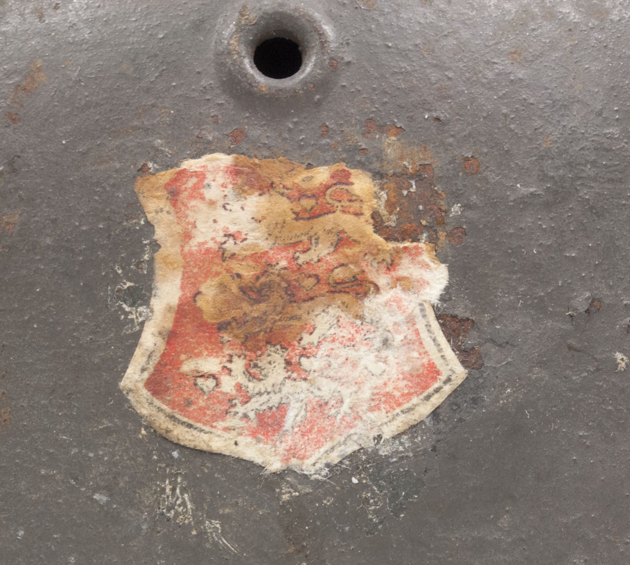 (Denmark) Collection of Five Danish WW2 reissued M42 “Lokal Forsvars Region I-V” helmets - One ex-SS reissued - rare - Image 163