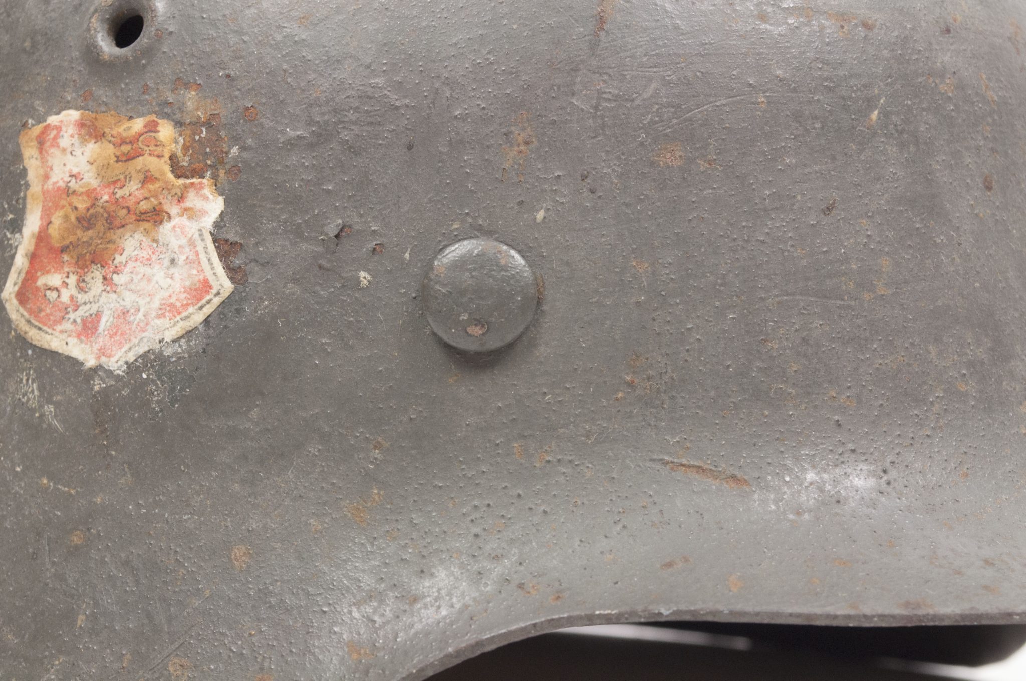 (Denmark) Collection of Five Danish WW2 reissued M42 “Lokal Forsvars Region I-V” helmets - One ex-SS reissued - rare - Image 165