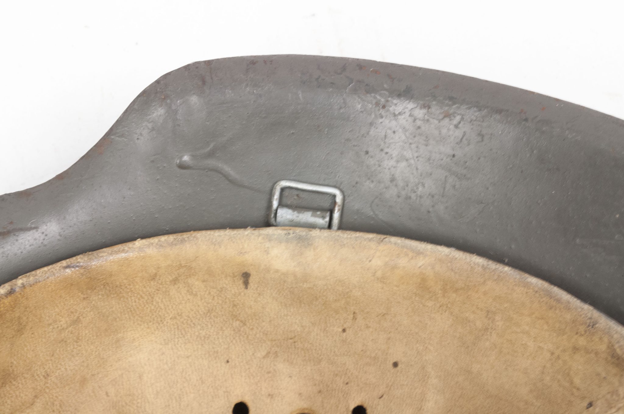(Denmark) Collection of Five Danish WW2 reissued M42 “Lokal Forsvars Region I-V” helmets - One ex-SS reissued - rare - Image 182