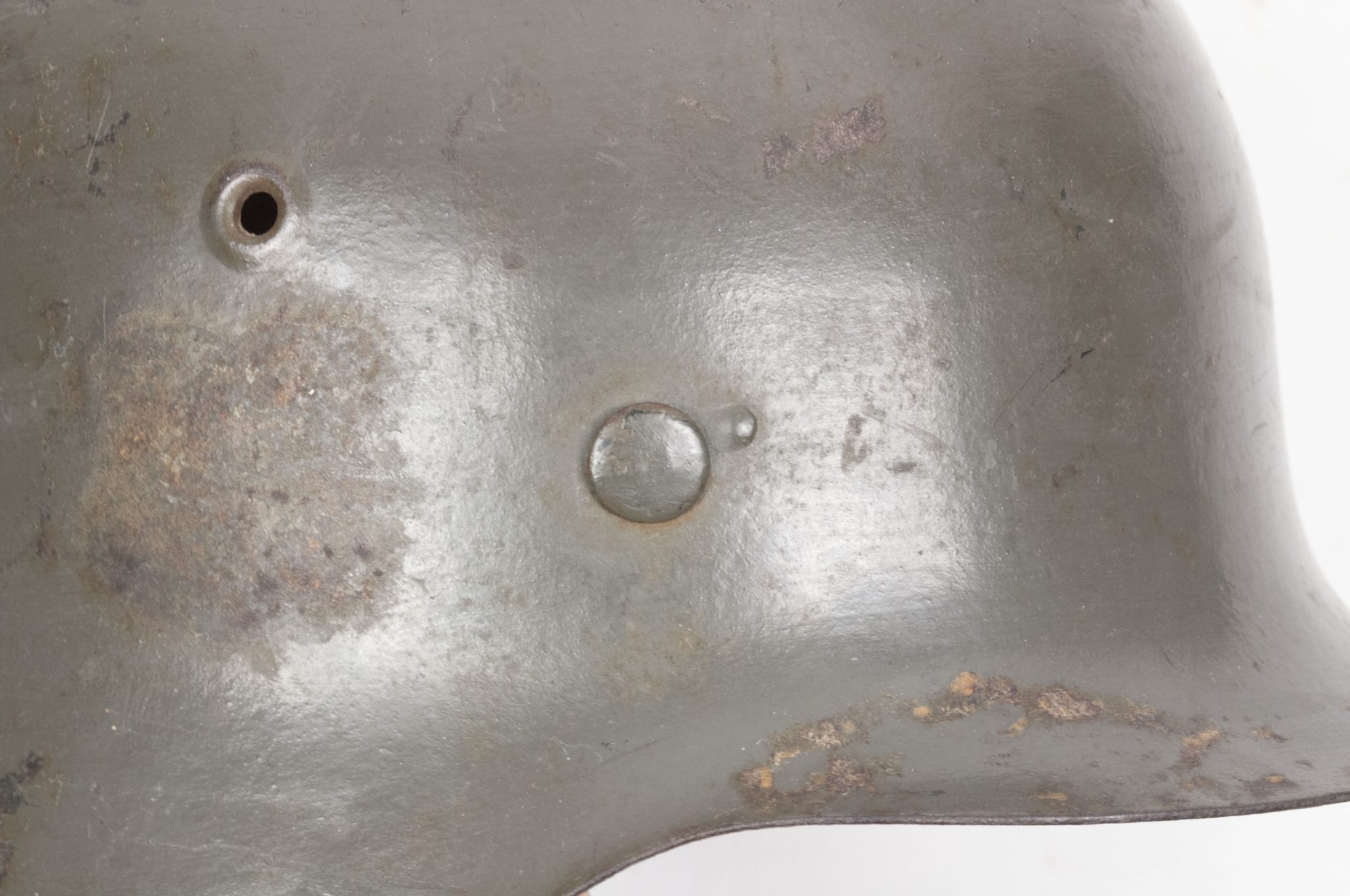 (Denmark) Collection of Five Danish WW2 reissued M42 “Lokal Forsvars Region I-V” helmets - One ex-SS reissued - rare - Image 19