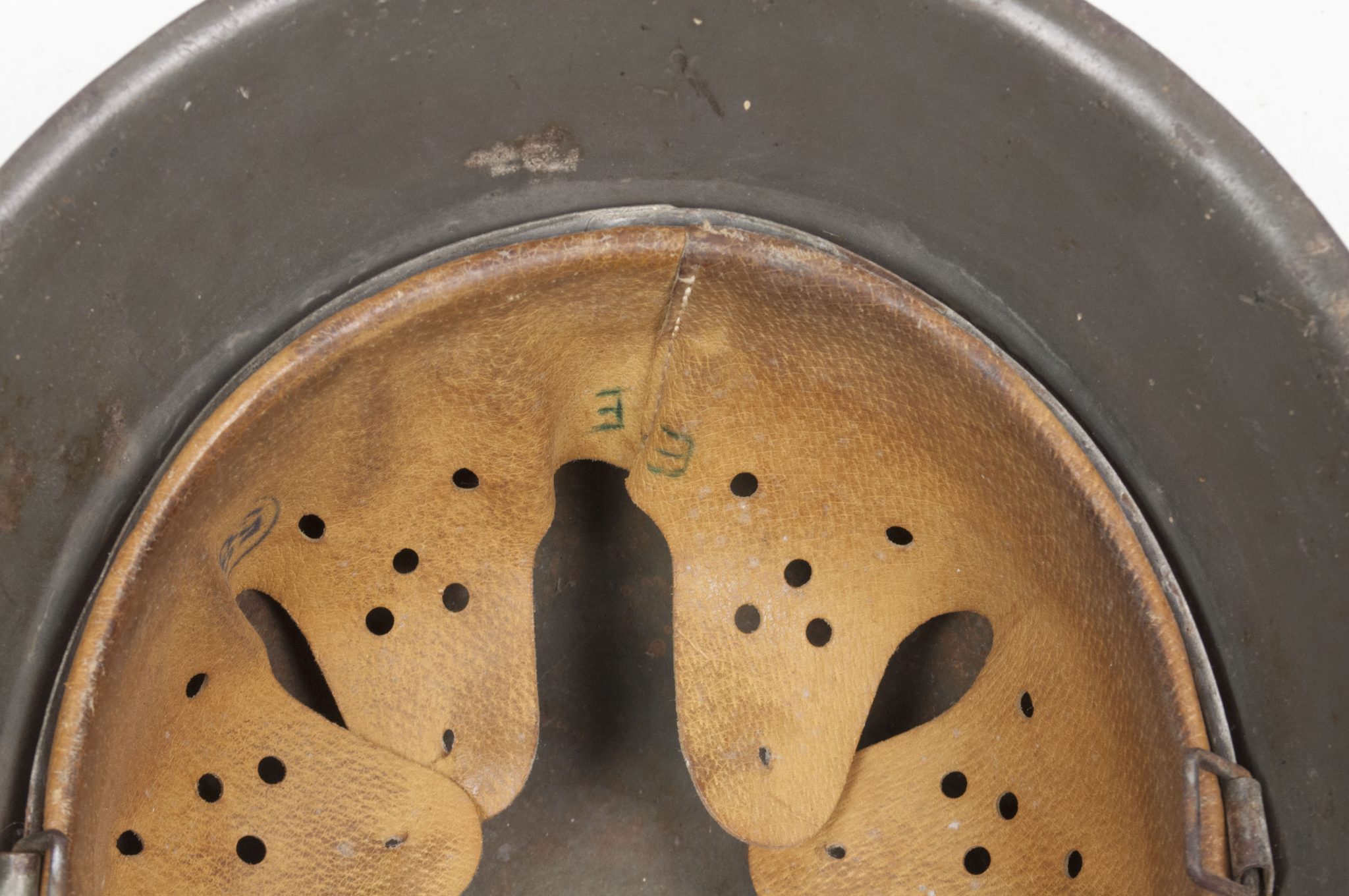 (Denmark) Collection of Five Danish WW2 reissued M42 “Lokal Forsvars Region I-V” helmets - One ex-SS reissued - rare - Image 26