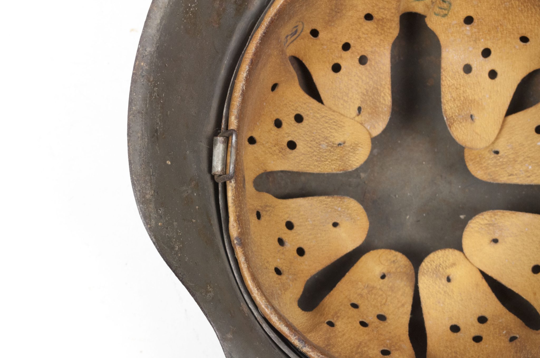 (Denmark) Collection of Five Danish WW2 reissued M42 “Lokal Forsvars Region I-V” helmets - One ex-SS reissued - rare - Image 27