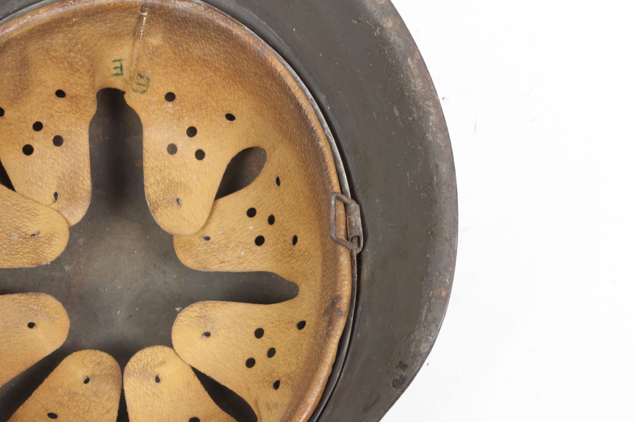 (Denmark) Collection of Five Danish WW2 reissued M42 “Lokal Forsvars Region I-V” helmets - One ex-SS reissued - rare - Image 29