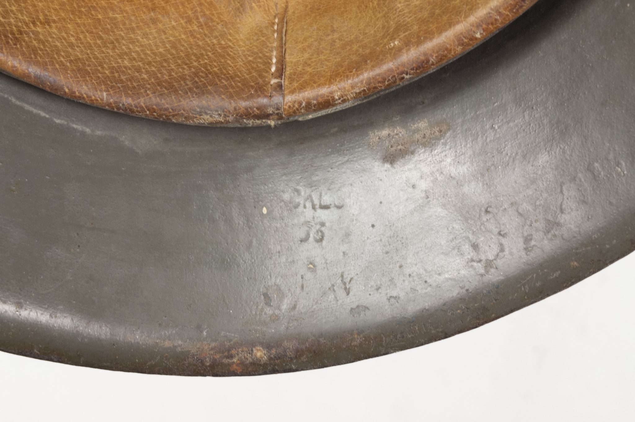 (Denmark) Collection of Five Danish WW2 reissued M42 “Lokal Forsvars Region I-V” helmets - One ex-SS reissued - rare - Image 33