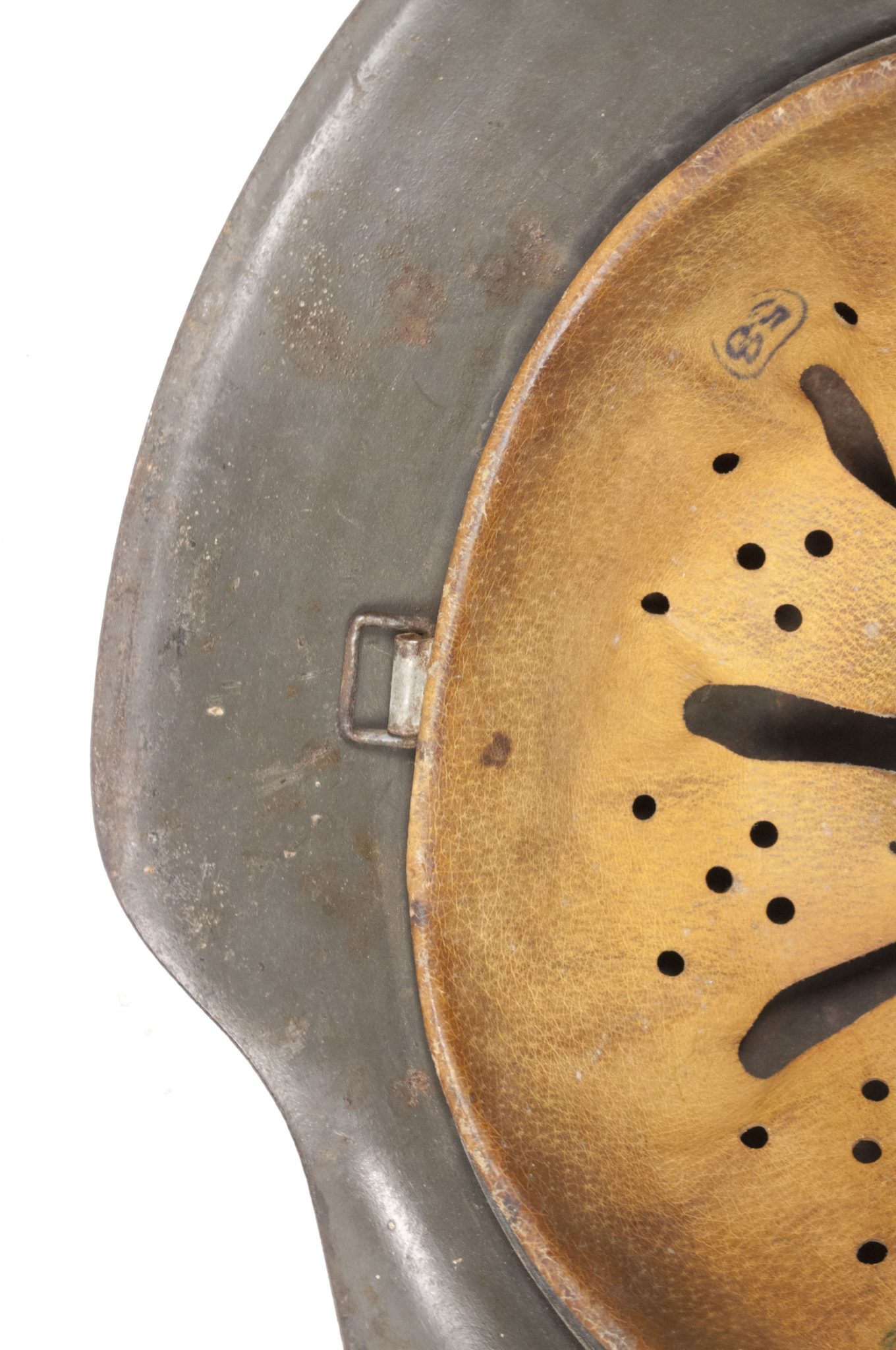 (Denmark) Collection of Five Danish WW2 reissued M42 “Lokal Forsvars Region I-V” helmets - One ex-SS reissued - rare - Image 34