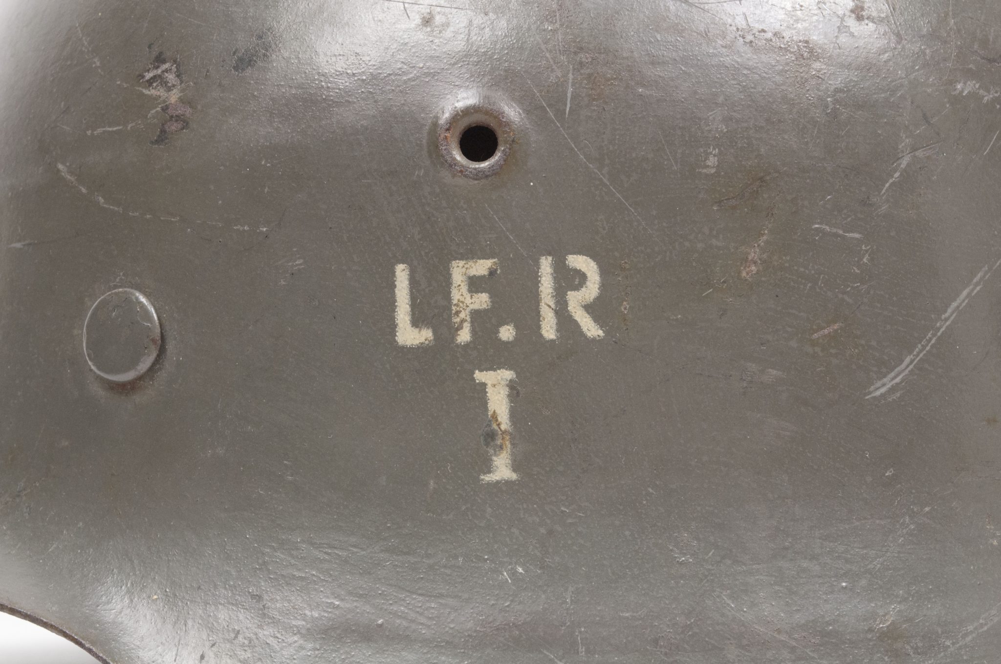 (Denmark) Collection of Five Danish WW2 reissued M42 “Lokal Forsvars Region I-V” helmets - One ex-SS reissued - rare - Image 4