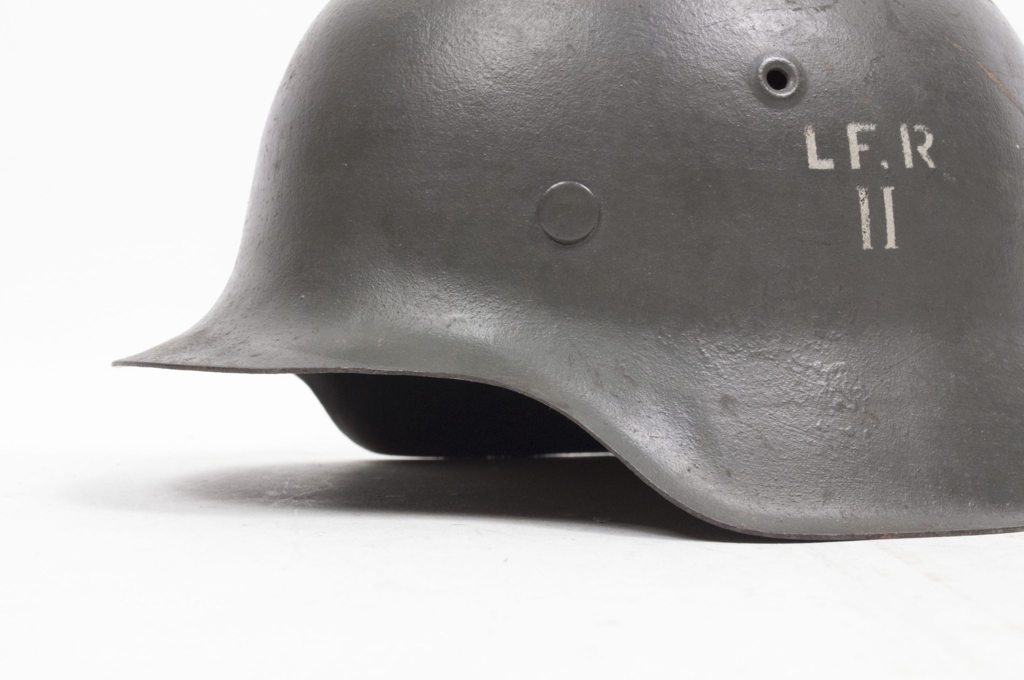 (Denmark) Collection of Five Danish WW2 reissued M42 “Lokal Forsvars Region I-V” helmets - One ex-SS reissued - rare - Image 40