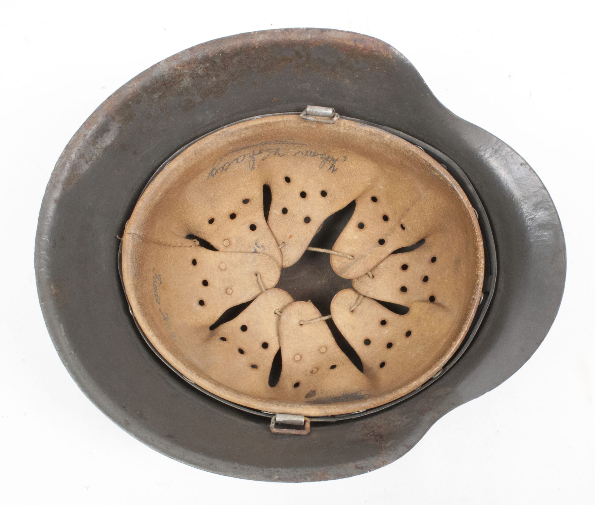 (Denmark) Collection of Five Danish WW2 reissued M42 “Lokal Forsvars Region I-V” helmets - One ex-SS reissued - rare - Image 52