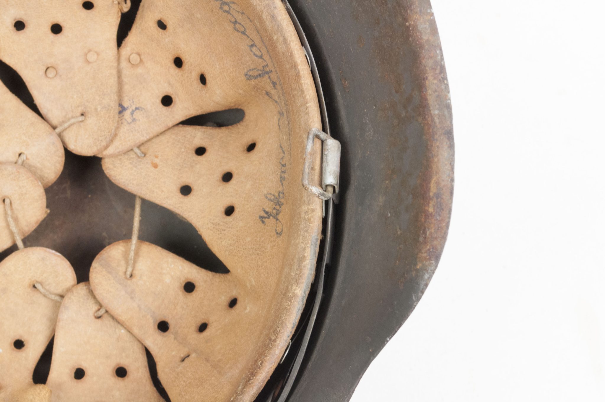 (Denmark) Collection of Five Danish WW2 reissued M42 “Lokal Forsvars Region I-V” helmets - One ex-SS reissued - rare - Image 55