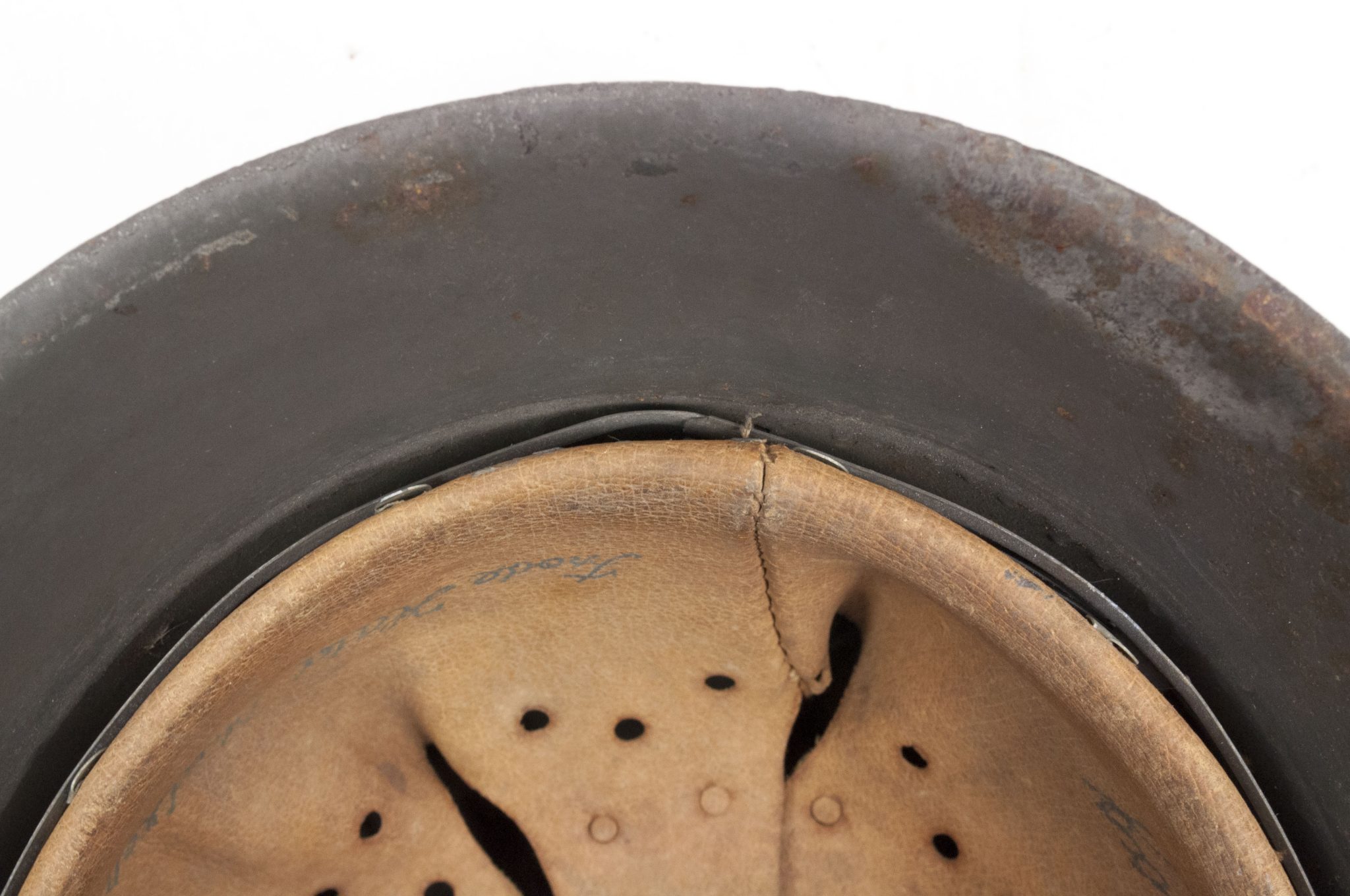 (Denmark) Collection of Five Danish WW2 reissued M42 “Lokal Forsvars Region I-V” helmets - One ex-SS reissued - rare - Image 57