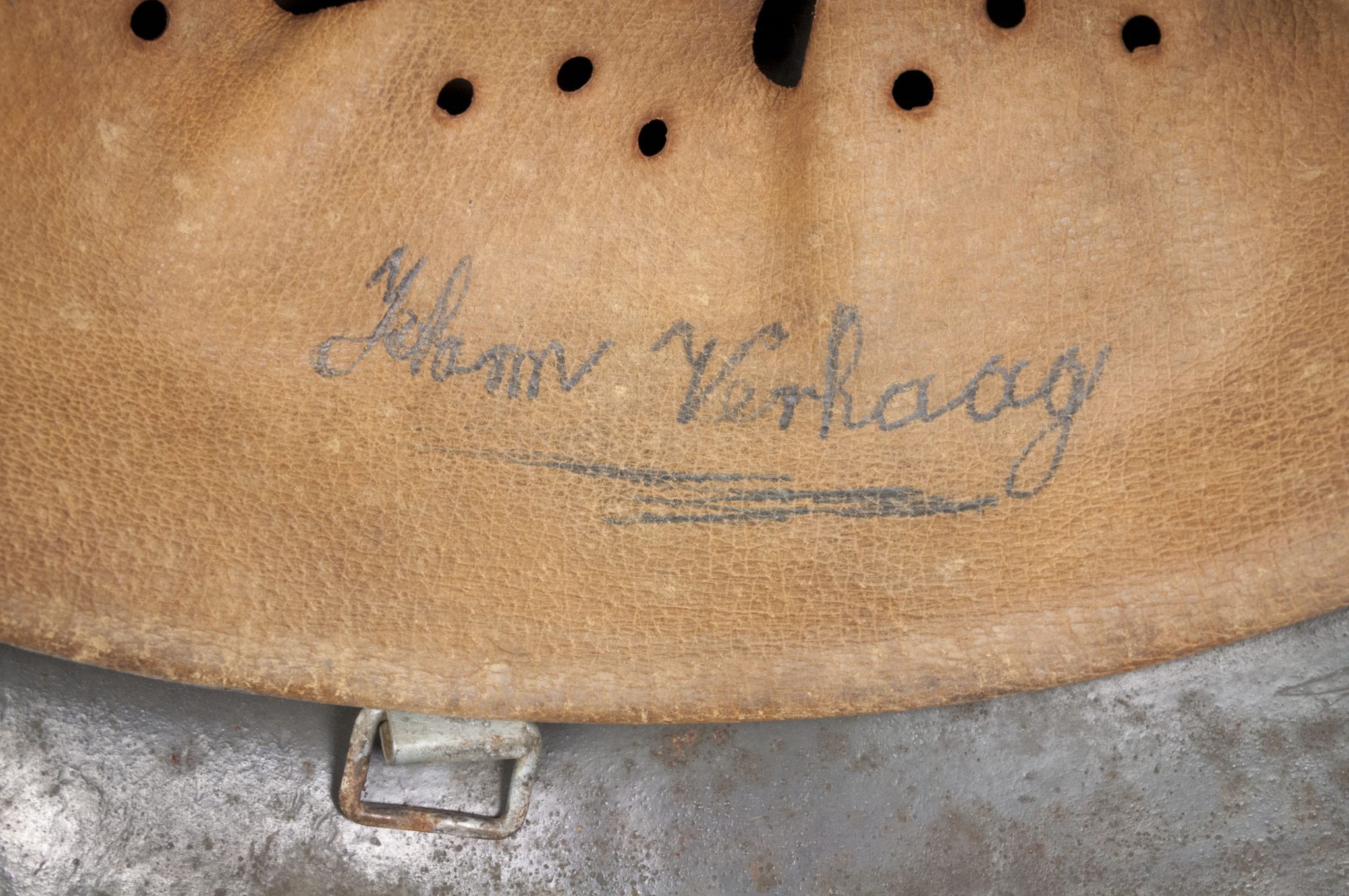 (Denmark) Collection of Five Danish WW2 reissued M42 “Lokal Forsvars Region I-V” helmets - One ex-SS reissued - rare - Image 59