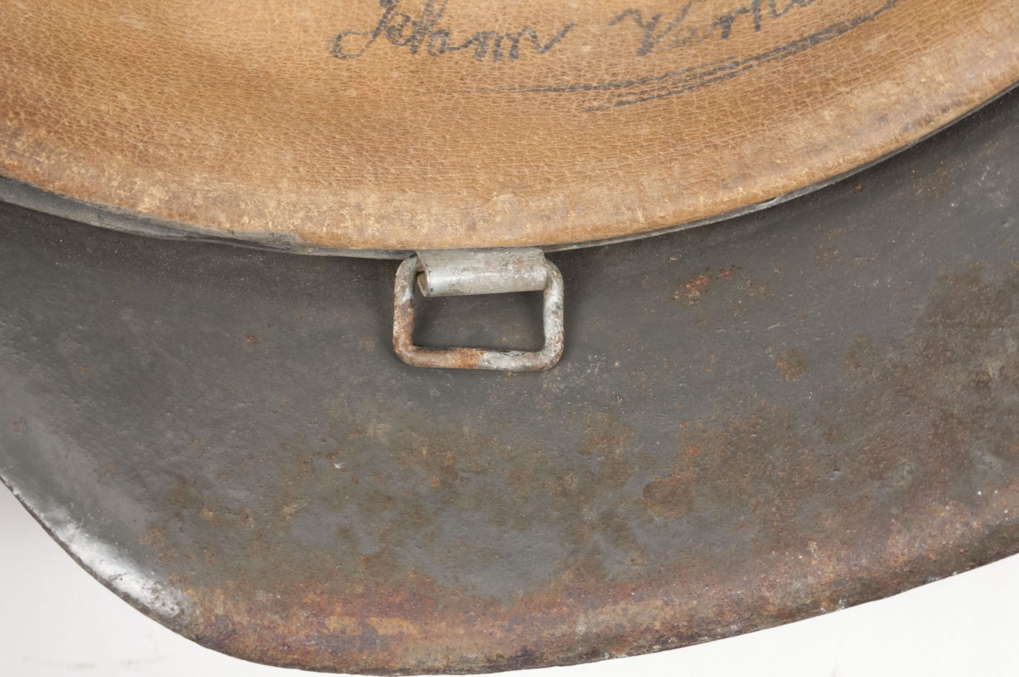 (Denmark) Collection of Five Danish WW2 reissued M42 “Lokal Forsvars Region I-V” helmets - One ex-SS reissued - rare - Image 60