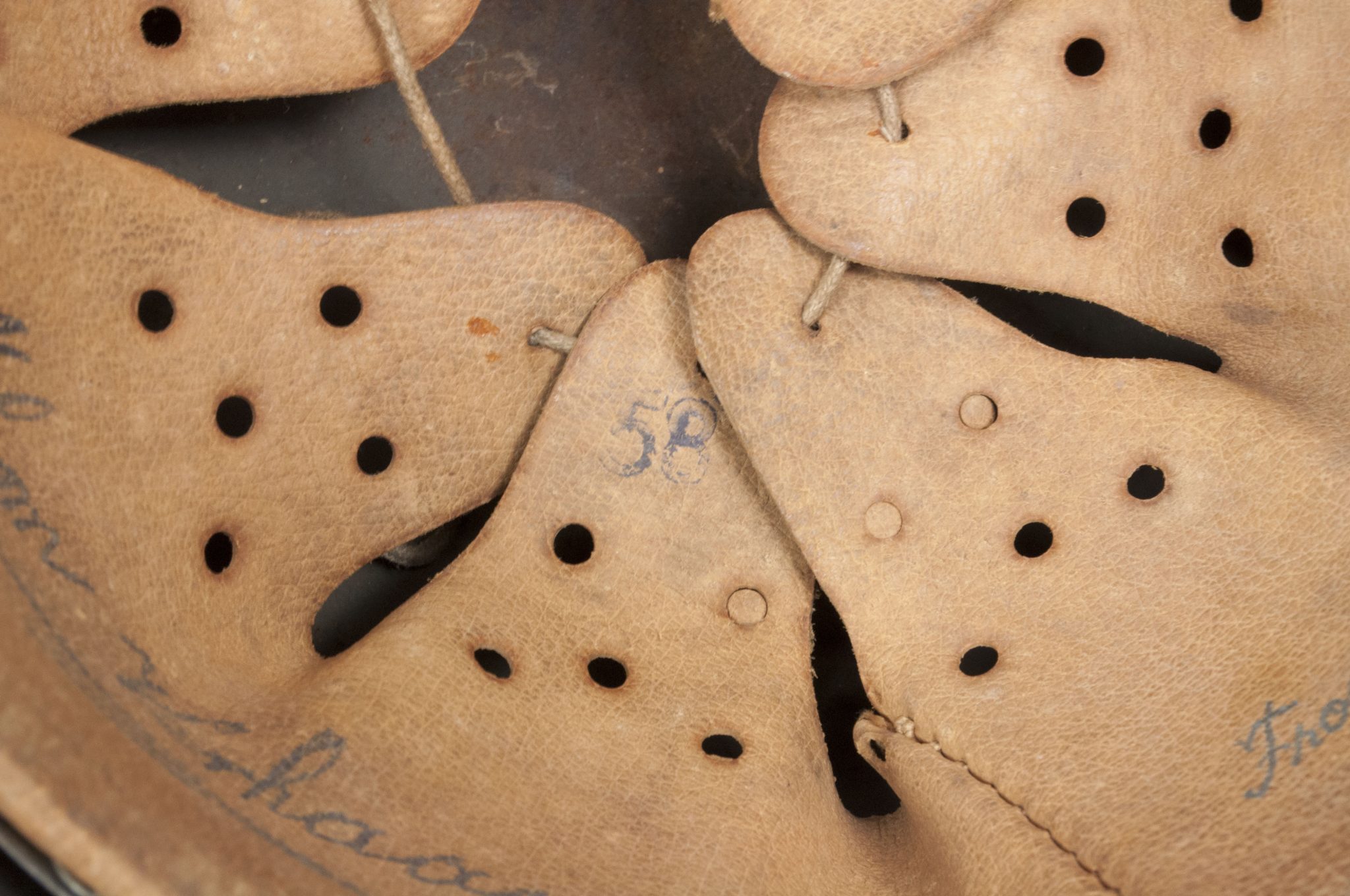 (Denmark) Collection of Five Danish WW2 reissued M42 “Lokal Forsvars Region I-V” helmets - One ex-SS reissued - rare - Image 67