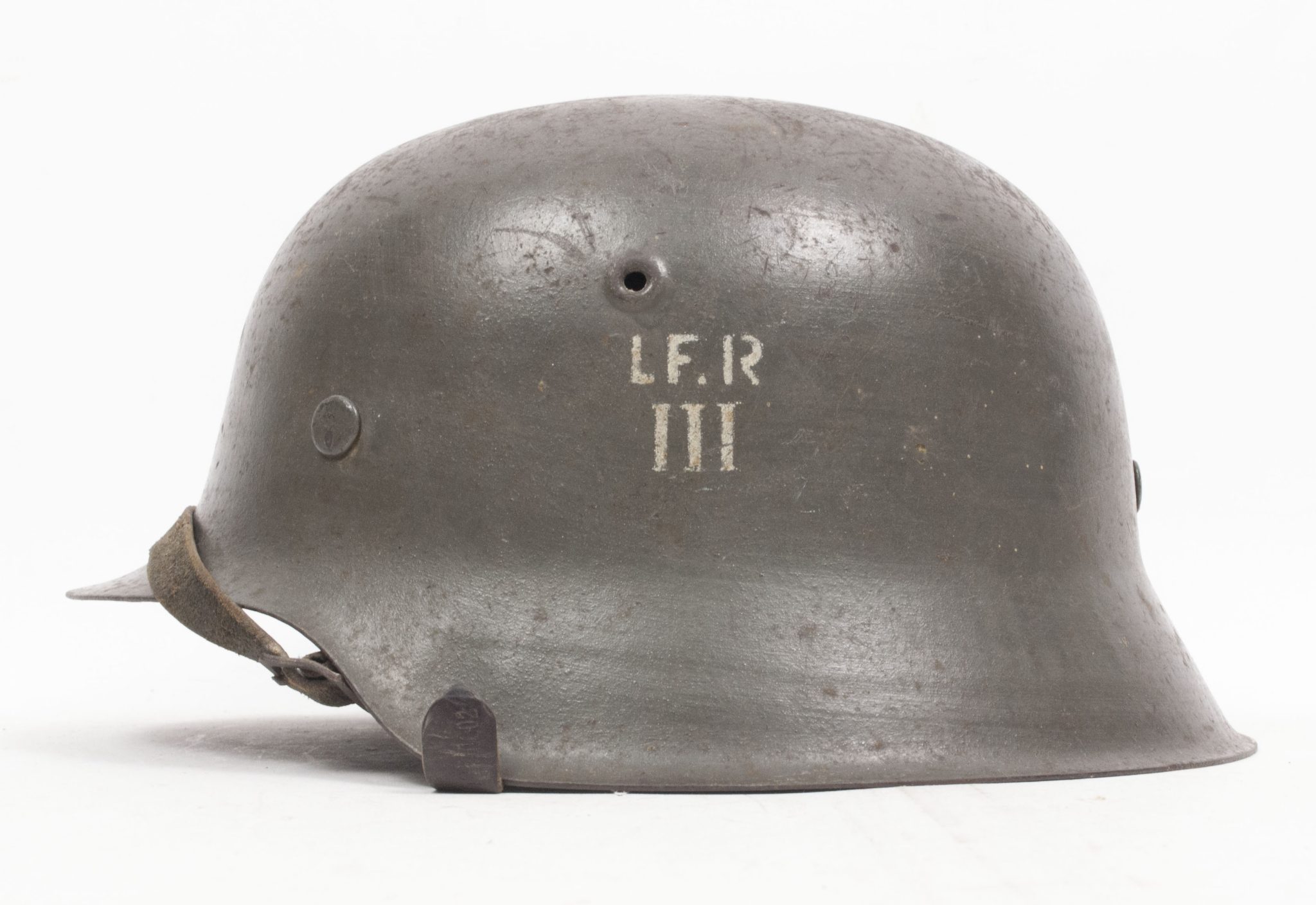 (Denmark) Collection of Five Danish WW2 reissued M42 “Lokal Forsvars Region I-V” helmets - One ex-SS reissued - rare - Image 68