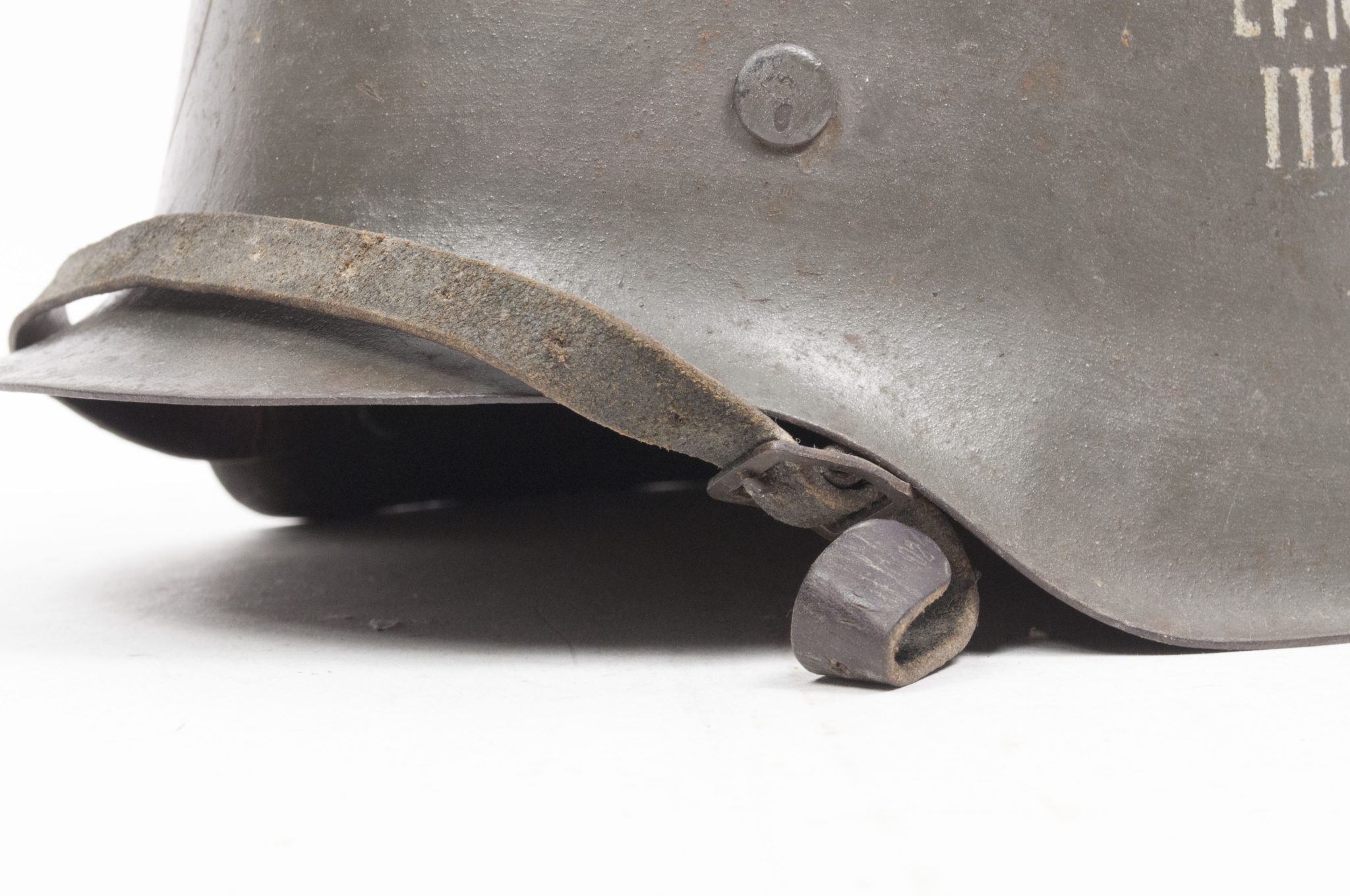 (Denmark) Collection of Five Danish WW2 reissued M42 “Lokal Forsvars Region I-V” helmets - One ex-SS reissued - rare - Image 75