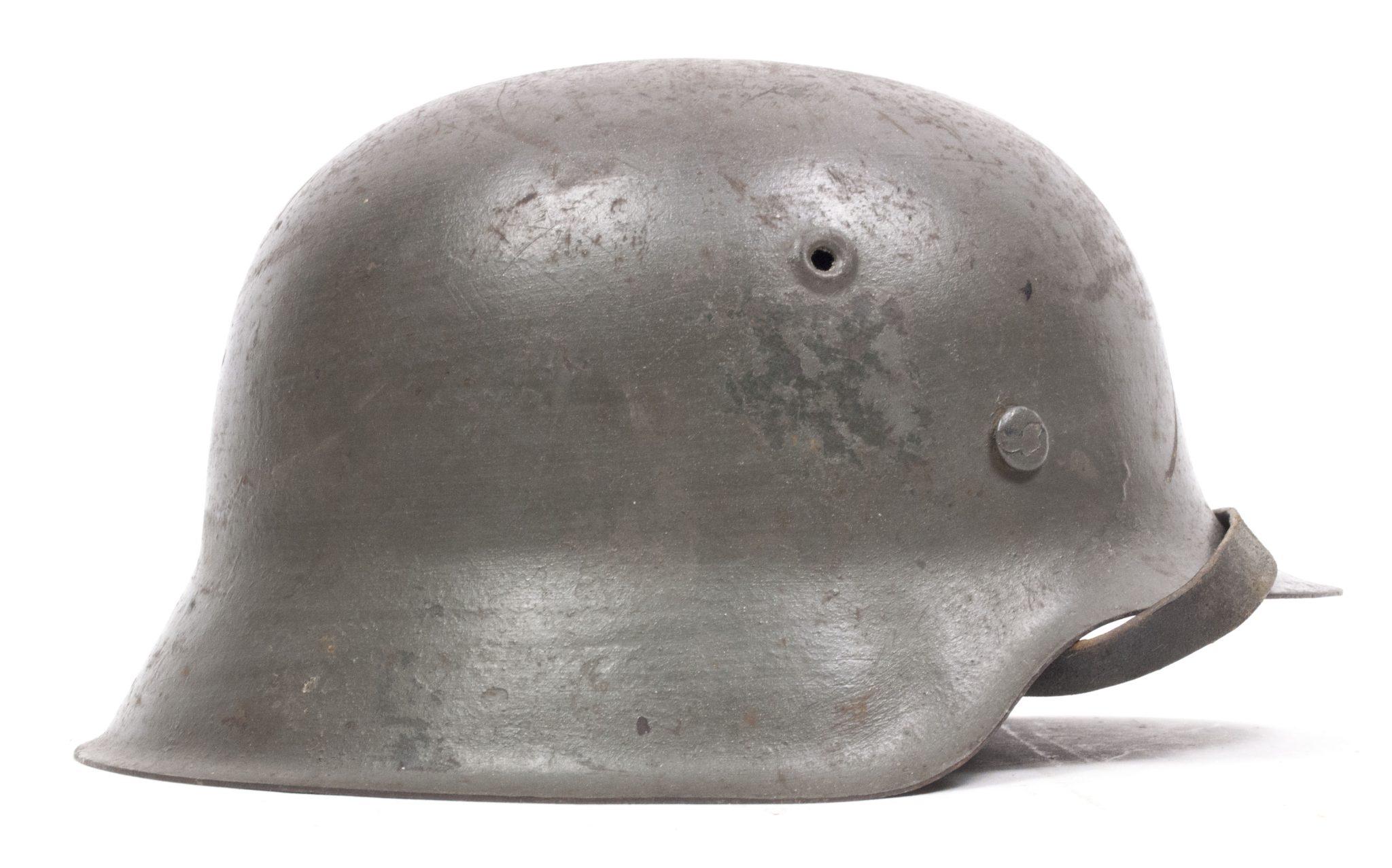 (Denmark) Collection of Five Danish WW2 reissued M42 “Lokal Forsvars Region I-V” helmets - One ex-SS reissued - rare - Image 78