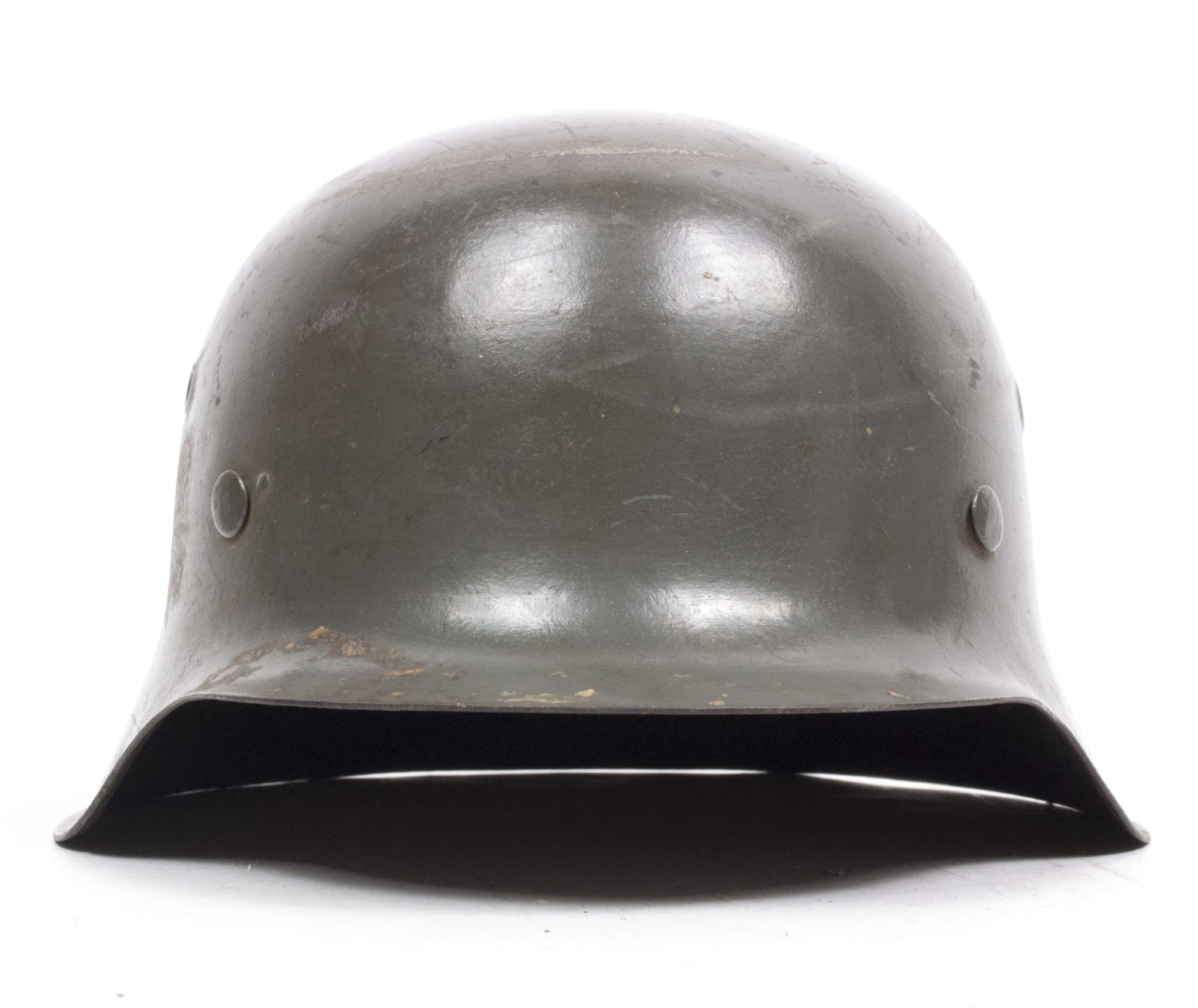 (Denmark) Collection of Five Danish WW2 reissued M42 “Lokal Forsvars Region I-V” helmets - One ex-SS reissued - rare - Image 8