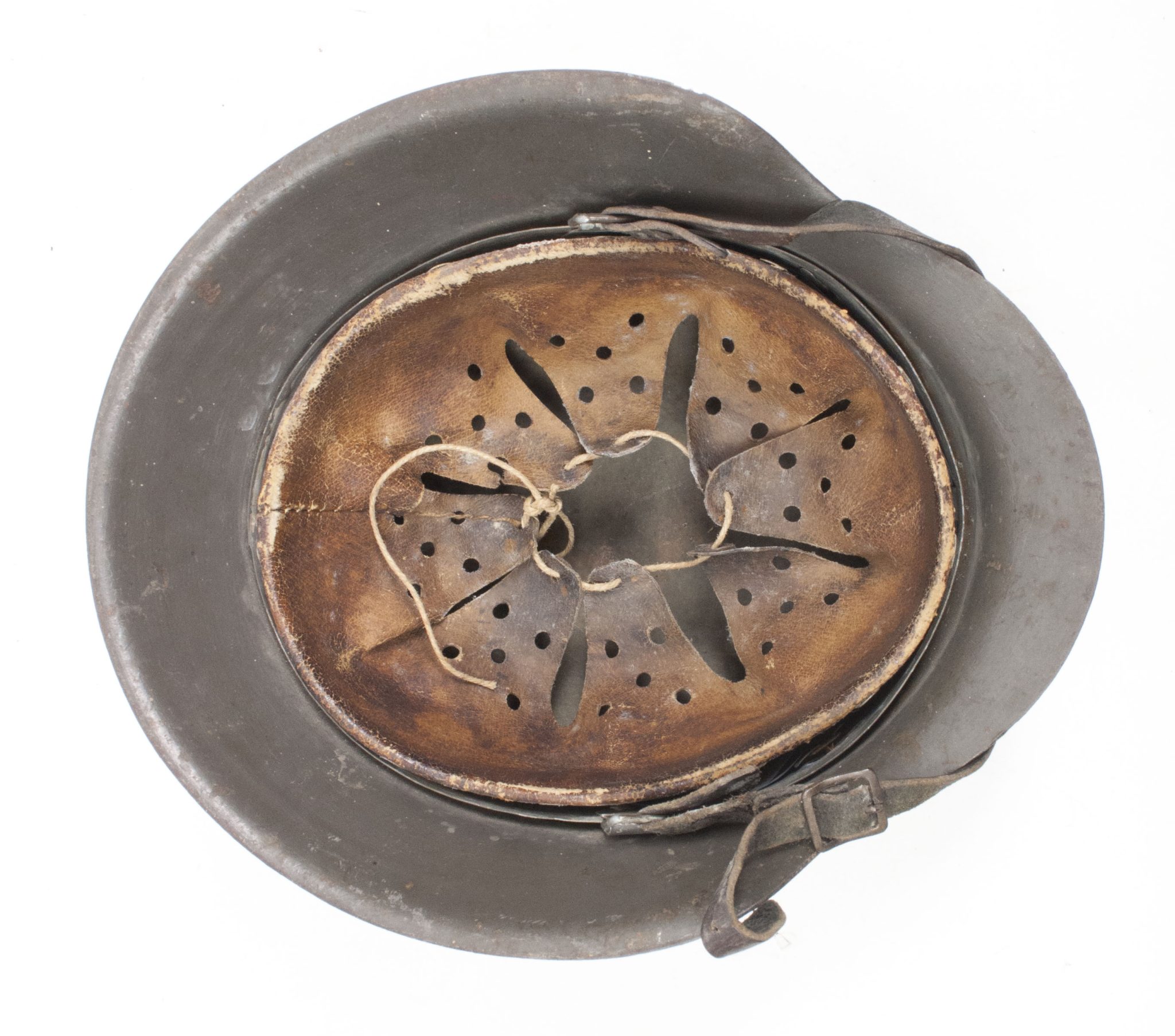 (Denmark) Collection of Five Danish WW2 reissued M42 “Lokal Forsvars Region I-V” helmets - One ex-SS reissued - rare - Image 86