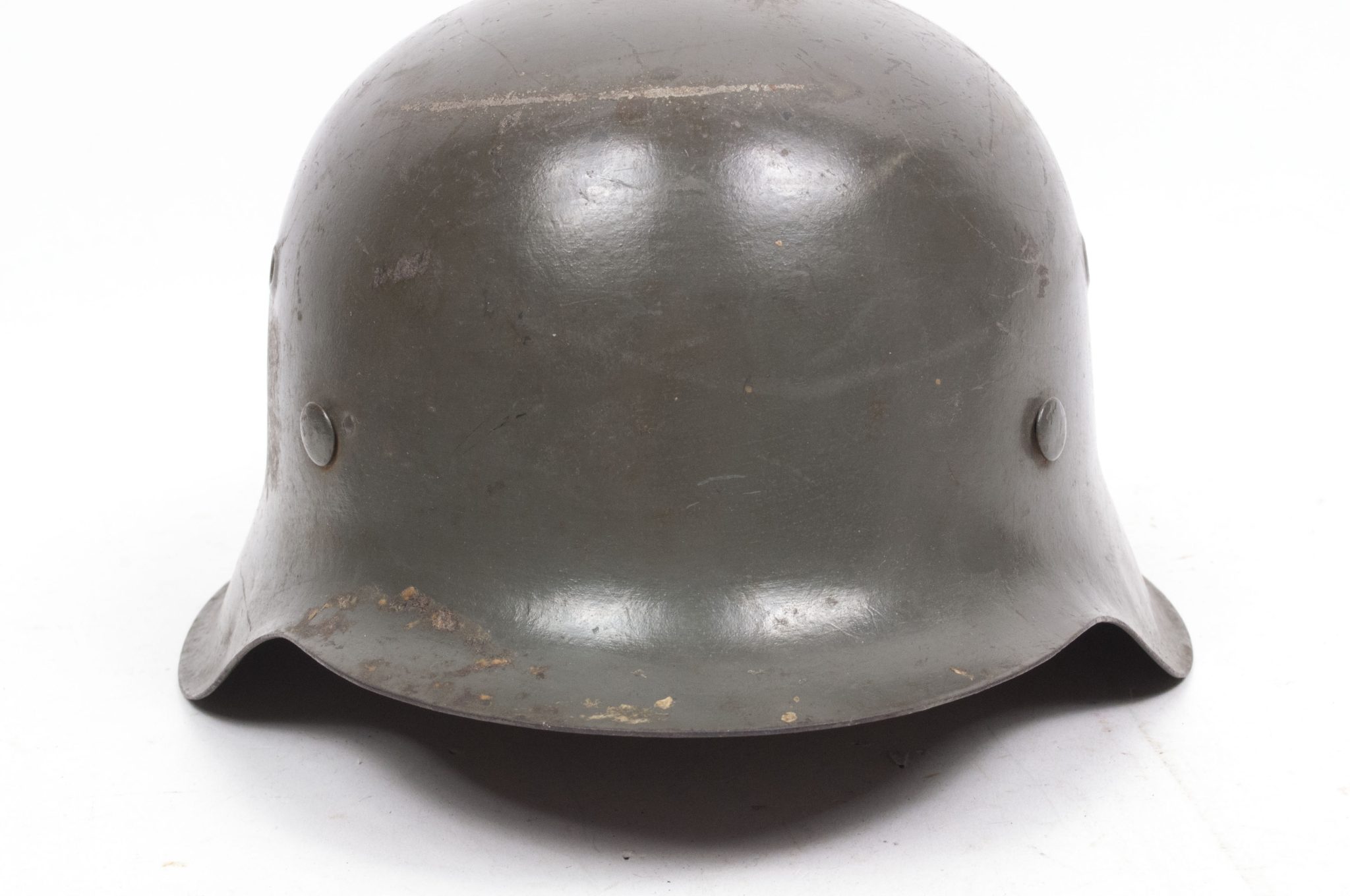 (Denmark) Collection of Five Danish WW2 reissued M42 “Lokal Forsvars Region I-V” helmets - One ex-SS reissued - rare - Image 9