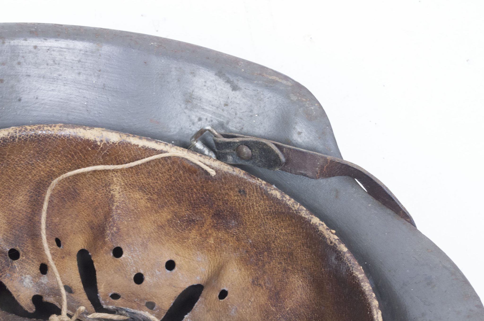 (Denmark) Collection of Five Danish WW2 reissued M42 “Lokal Forsvars Region I-V” helmets - One ex-SS reissued - rare - Image 95