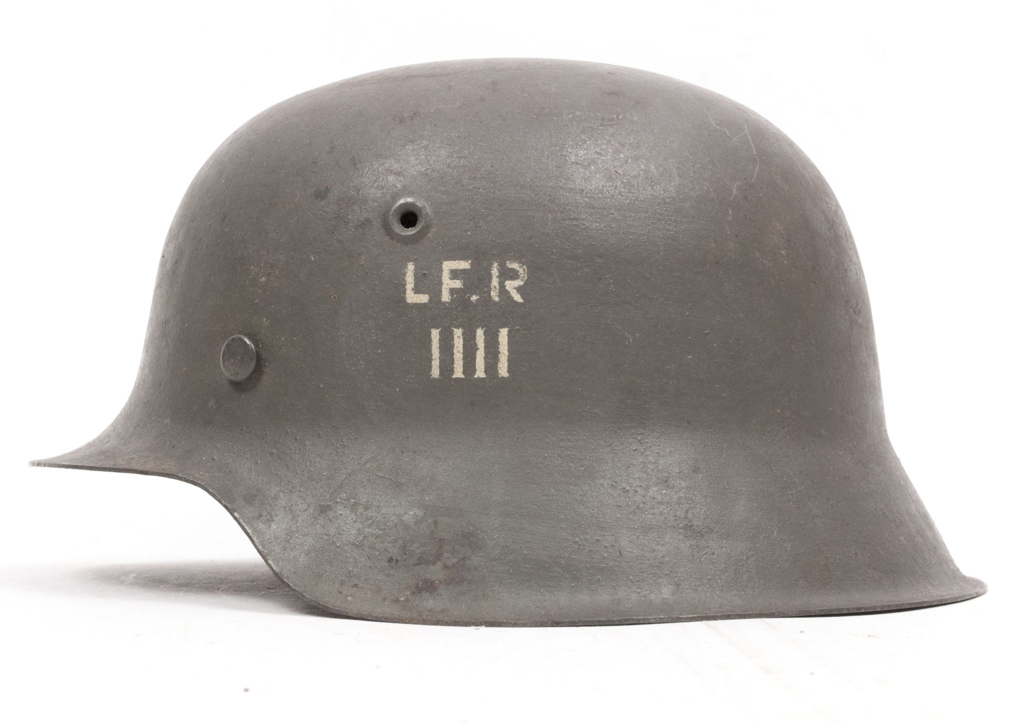 (Denmark) Danish WW2 reissued M42 “Lokal Forsvars Region IIII” helmet (2)