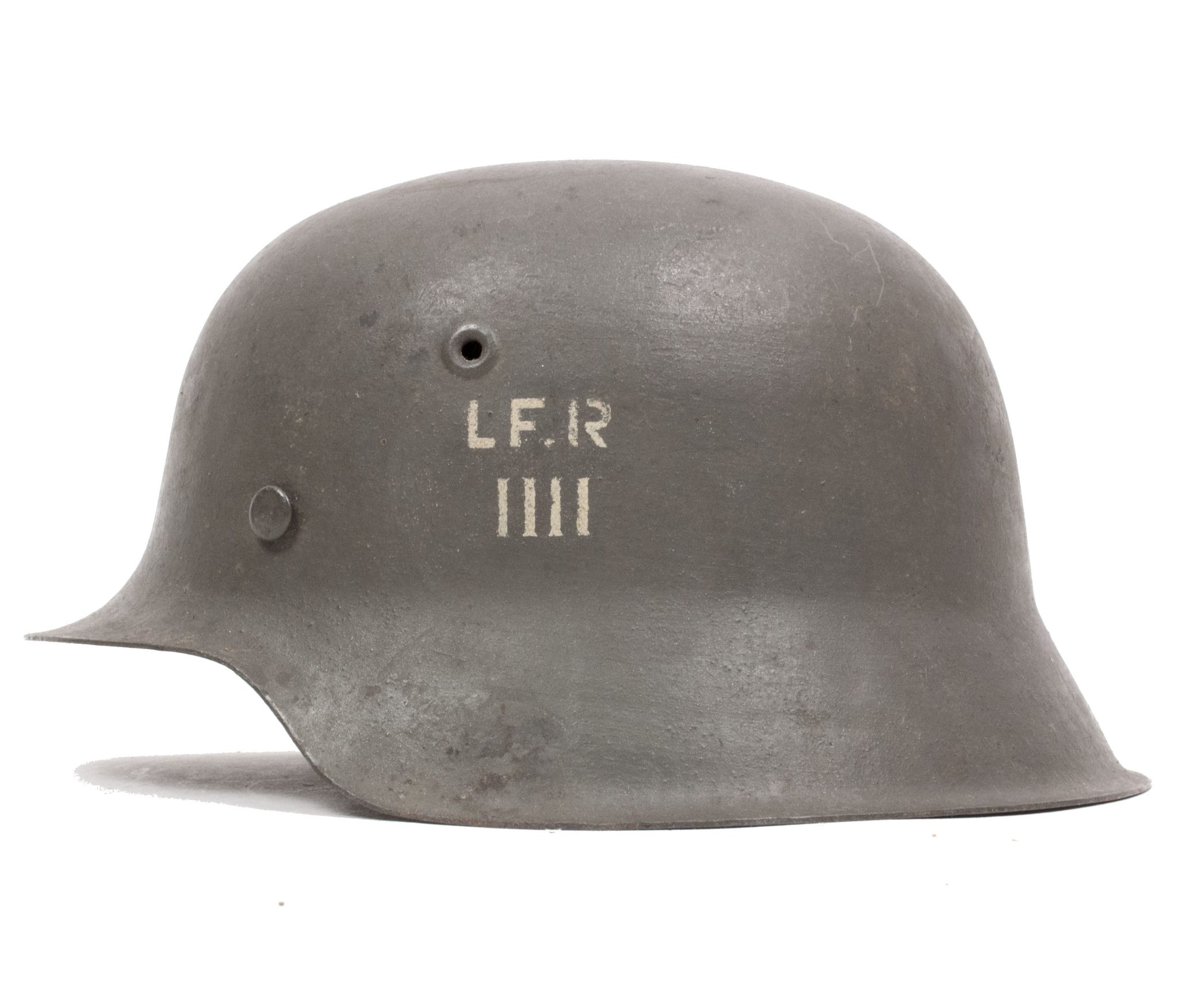 (Denmark) Danish WW2 reissued M42 “Lokal Forsvars Region IIII” helmet