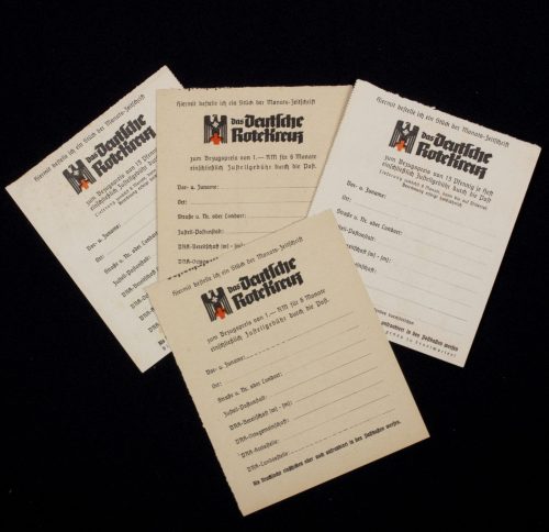 Deutsche Rote Kreuz (DRK) Order form for the DRK Monthly Magazine (DRK Monats-Zeitschrift)