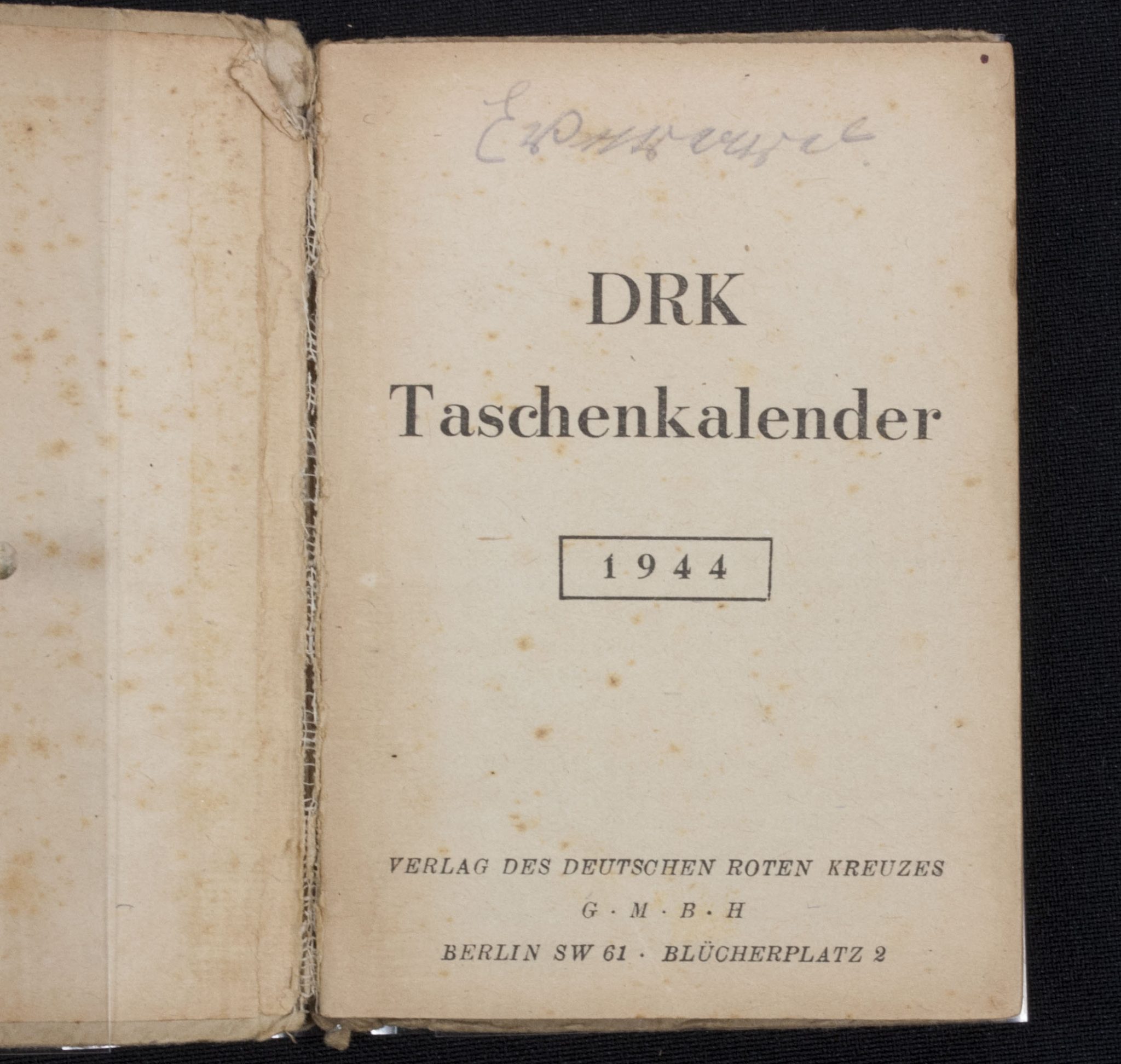 Deutsches Rotes Kreuz (DRK) Taschenkalender 1944 (variation!) - Image 6