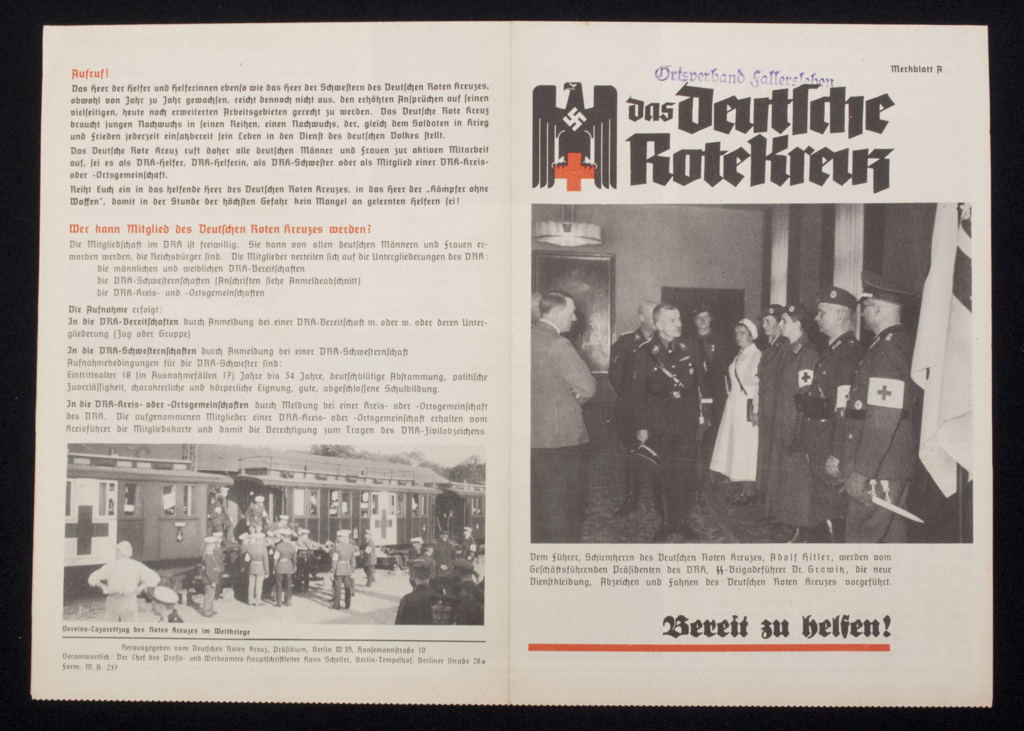 (Folder) Deutsche Rote Kreuz -Bereit zu Helfen! (1)