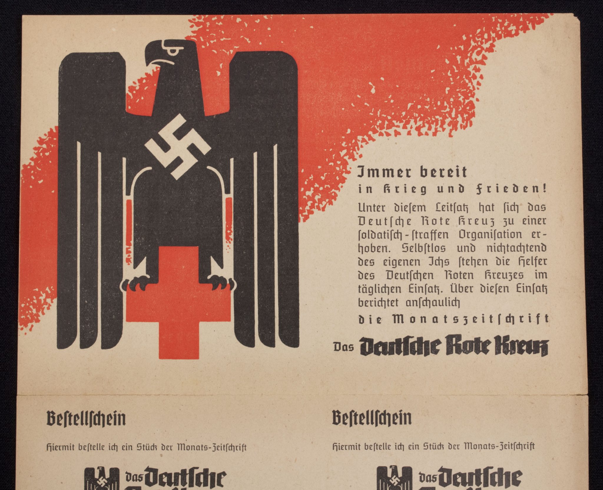 (Folder) Deutsche Rote Kreuz – Bestellschein DRK Magazine (2) (Folder) Deutsche Rote Kreuz - Bestellschein DRK Magazine