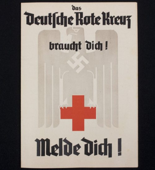 (Folder) Deutsche Rote Kreuz braucht Dich! Melde Dich! (Aufnahmeschein)