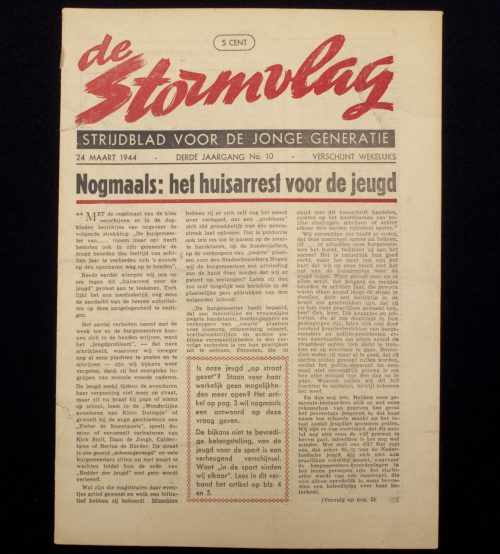 Jeugdstorm - De Stormvlag - Derde jaargang No.10 (1944)