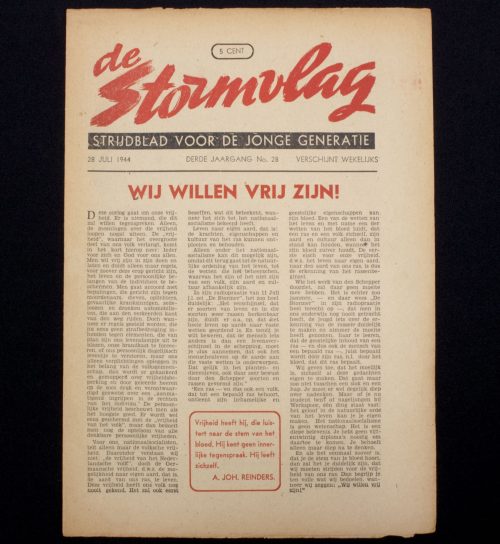 Jeugdstorm - De Stormvlag - Derde jaargang No.28 (1944)