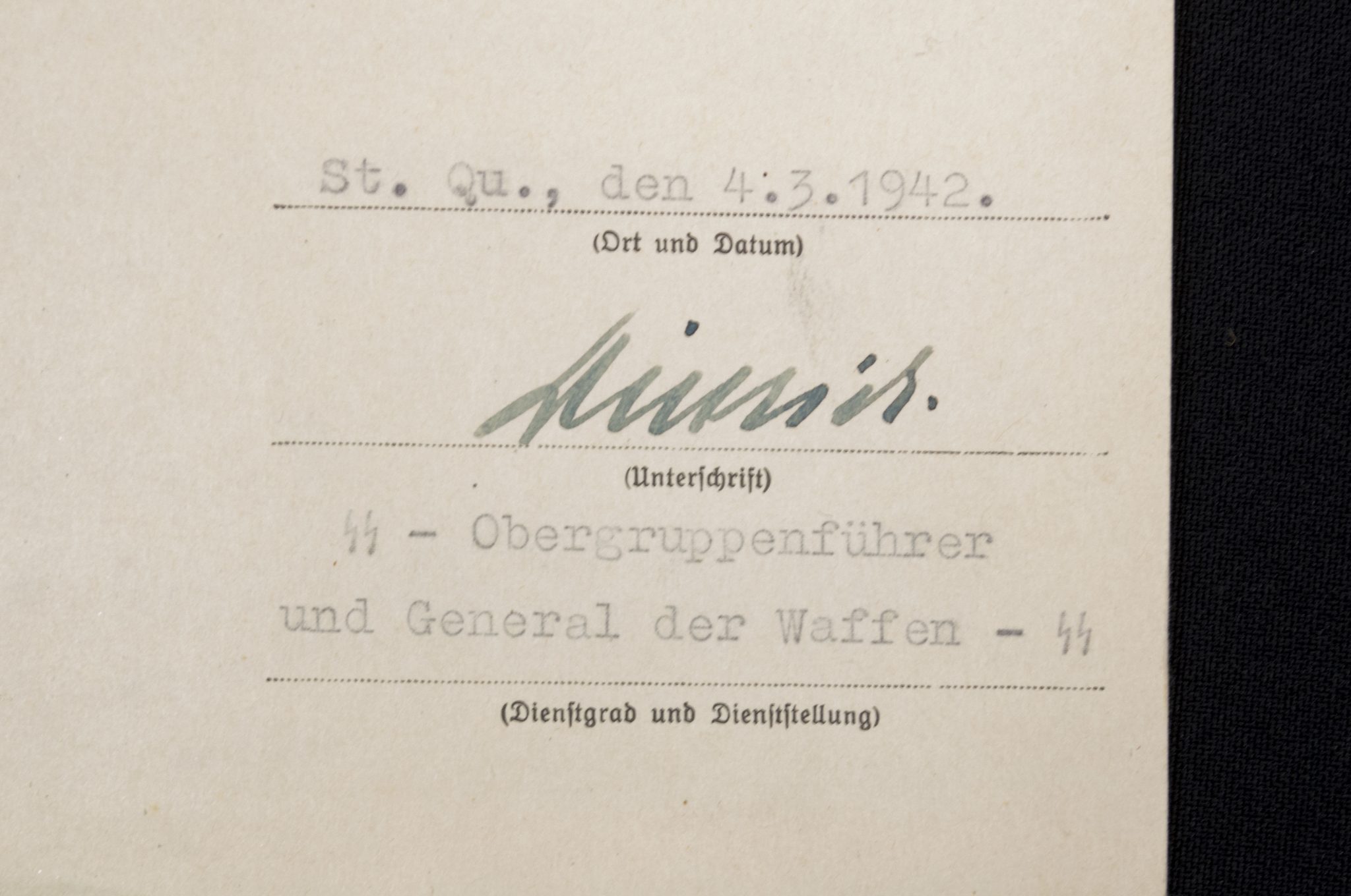 Leibstandarte-SS Adolf Hitler (LSSAH) group with TWO Sepp Dietrich autographs - RARE - Image 19