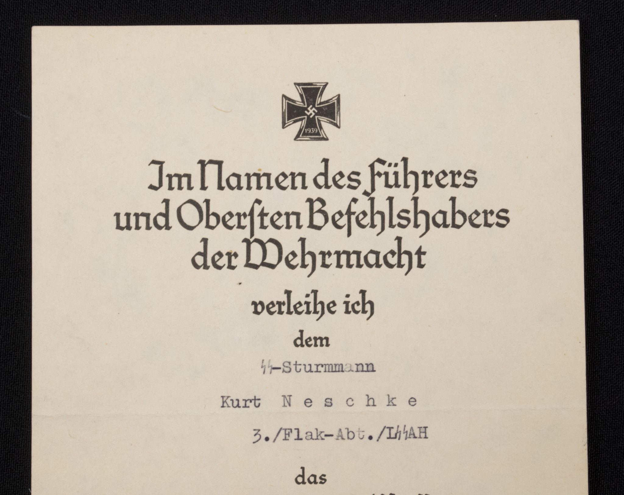 Leibstandarte-SS Adolf Hitler (LSSAH) group with TWO Sepp Dietrich autographs - RARE - Image 5