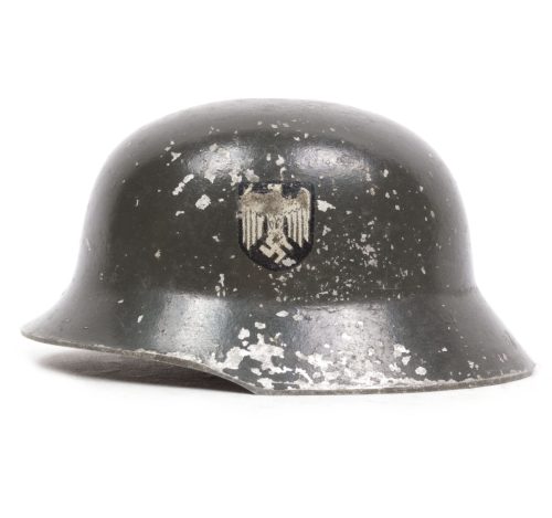 Miniature Heer double decal Ferntrauungshelm Weddinghelmet