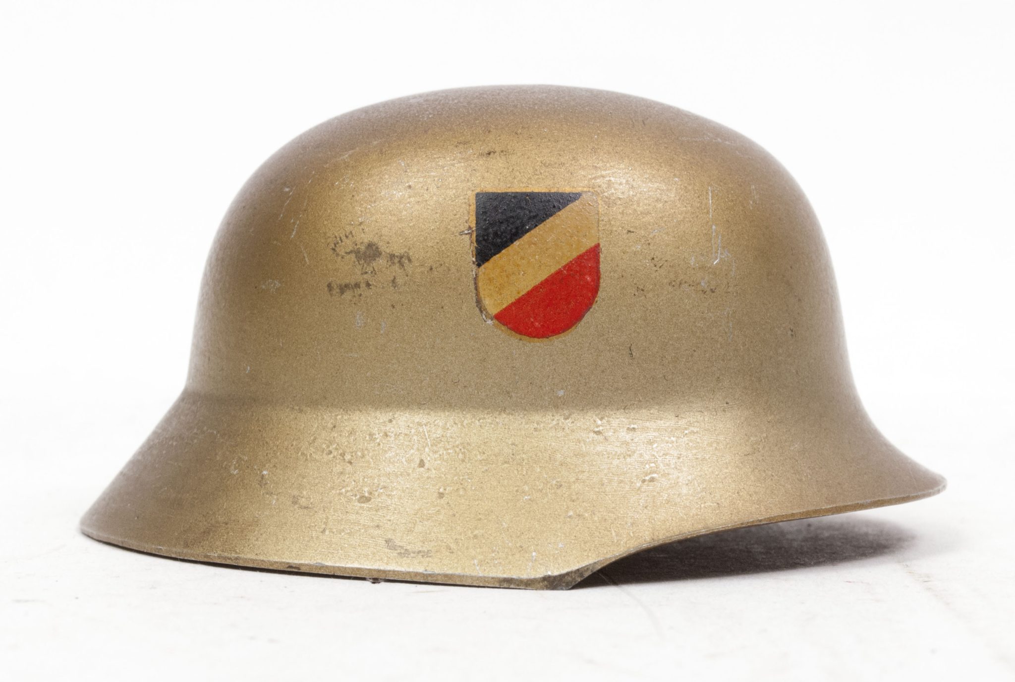 Miniature Kriegsmarine (KM) double decal Ferntrauungshelm Weddinghelmet