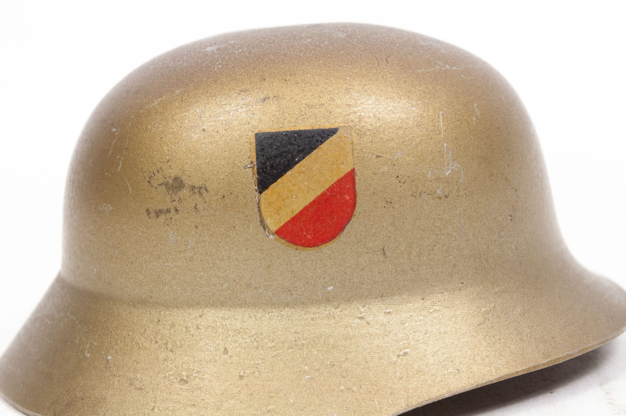 Miniature Kriegsmarine (KM) double decal Ferntrauungshelm Weddinghelmet