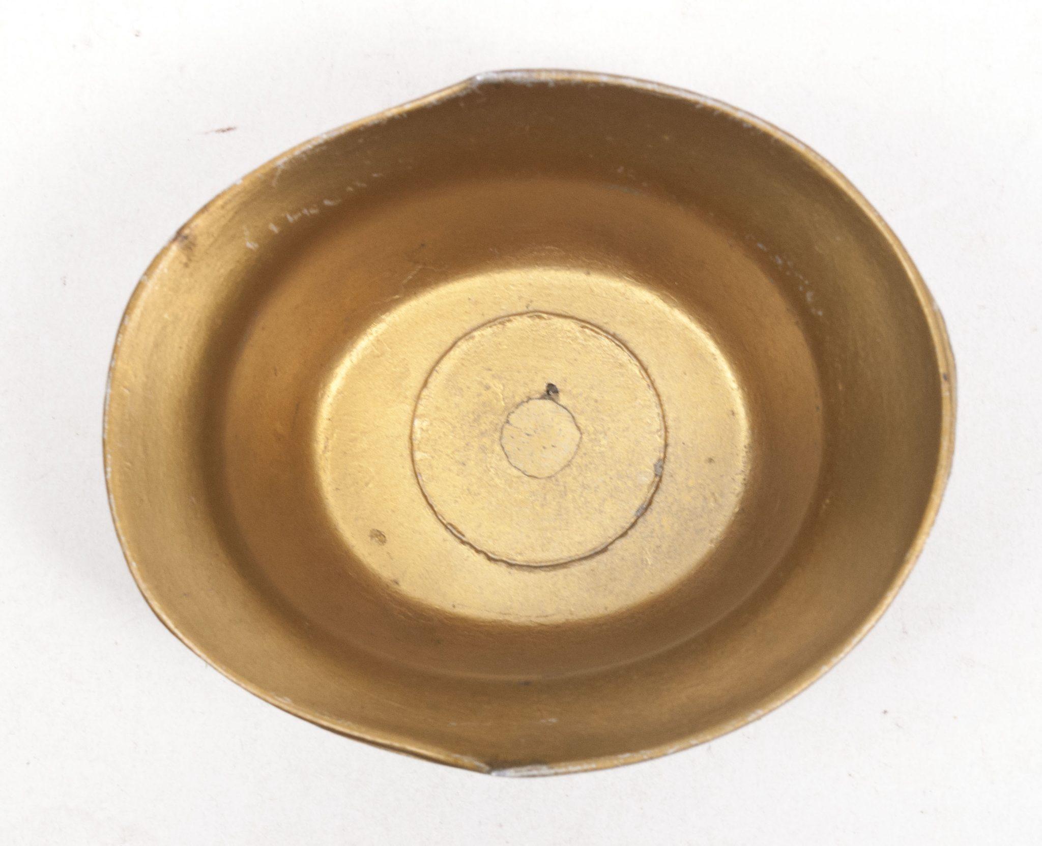 Miniature Kriegsmarine (KM) double decal Ferntrauungshelm Weddinghelmet