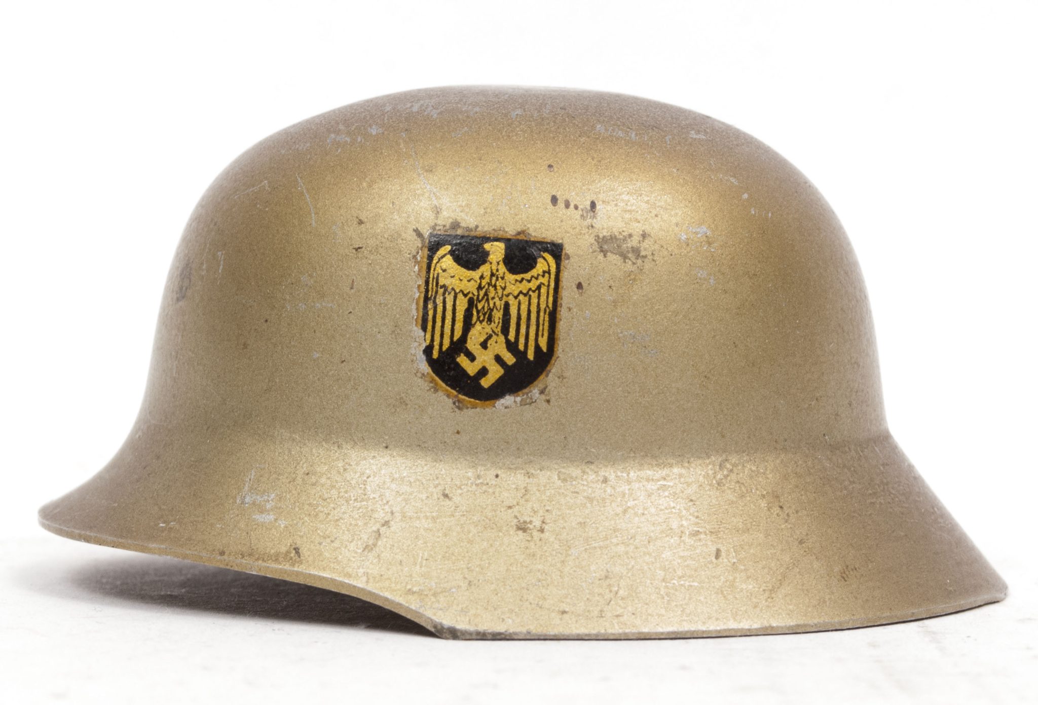 Miniature Kriegsmarine (KM) double decal Ferntrauungshelm Weddinghelmet