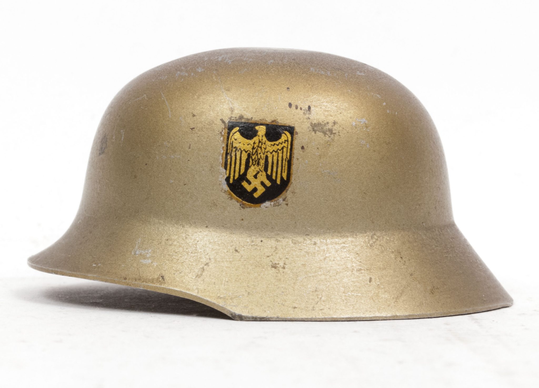 Miniature Kriegsmarine (KM) double decal Ferntrauungshelm Weddinghelmet