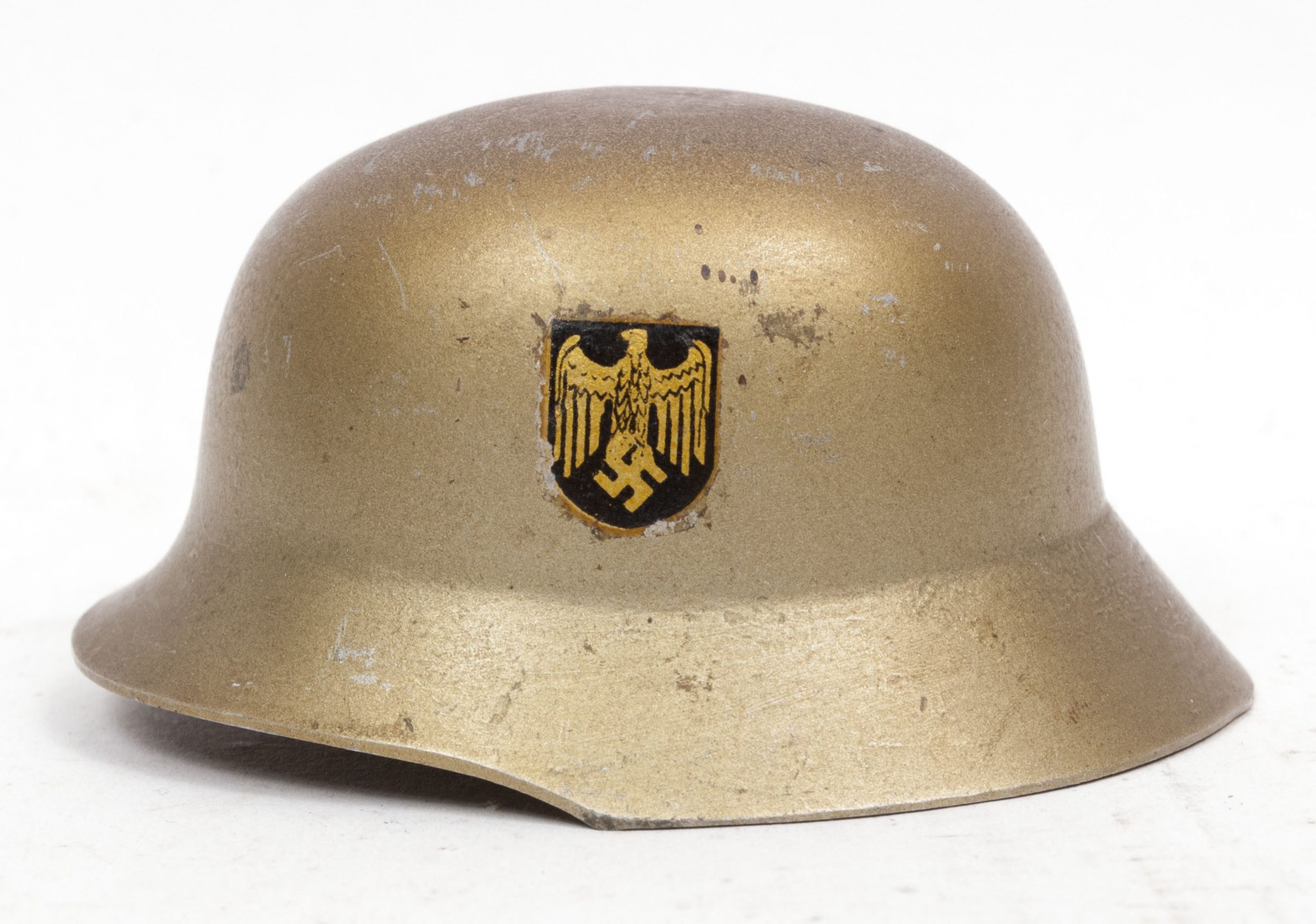 Miniature Kriegsmarine (KM) double decal Ferntrauungshelm Weddinghelmet