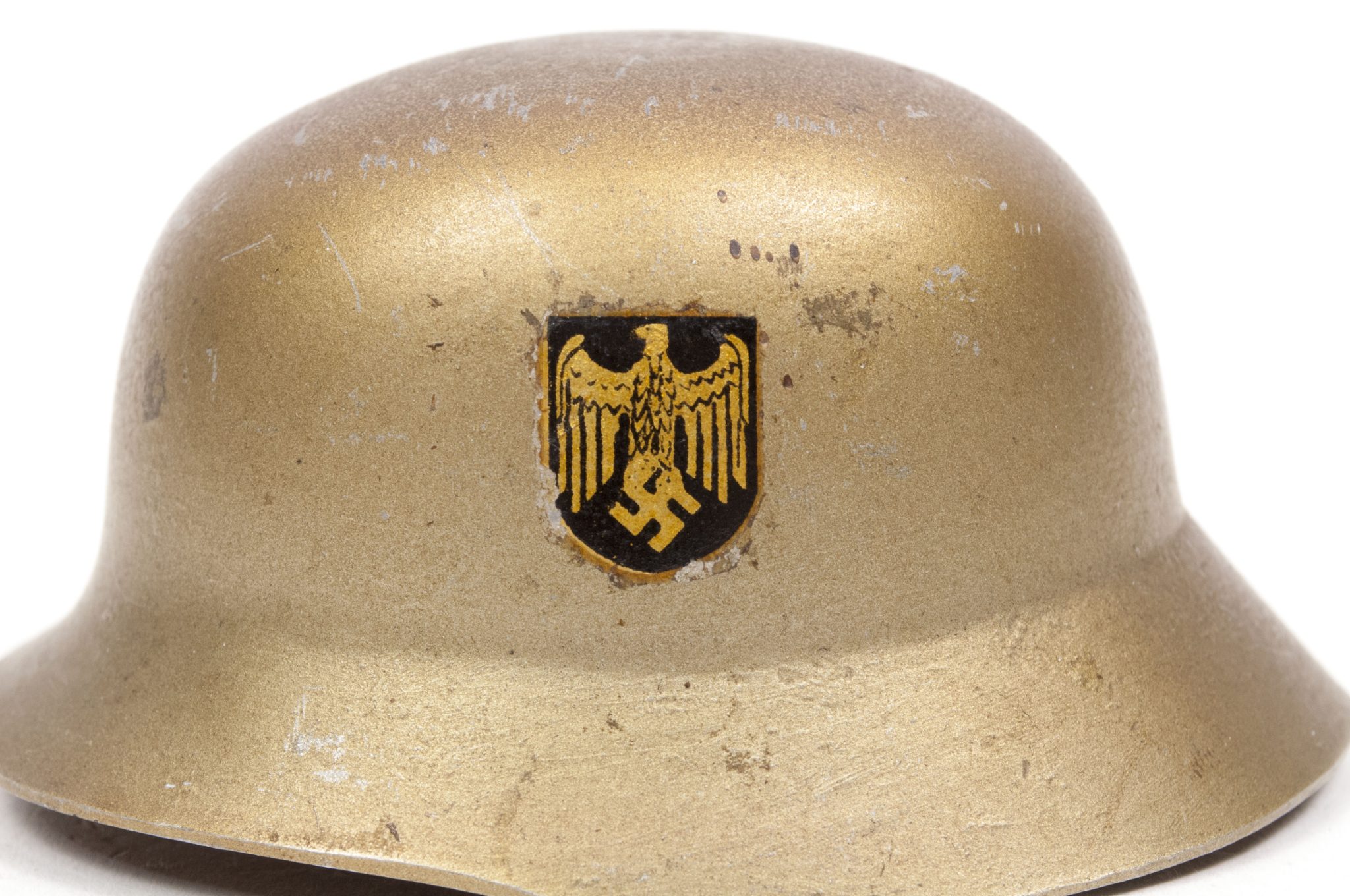 Miniature Kriegsmarine (KM) double decal Ferntrauungshelm Weddinghelmet