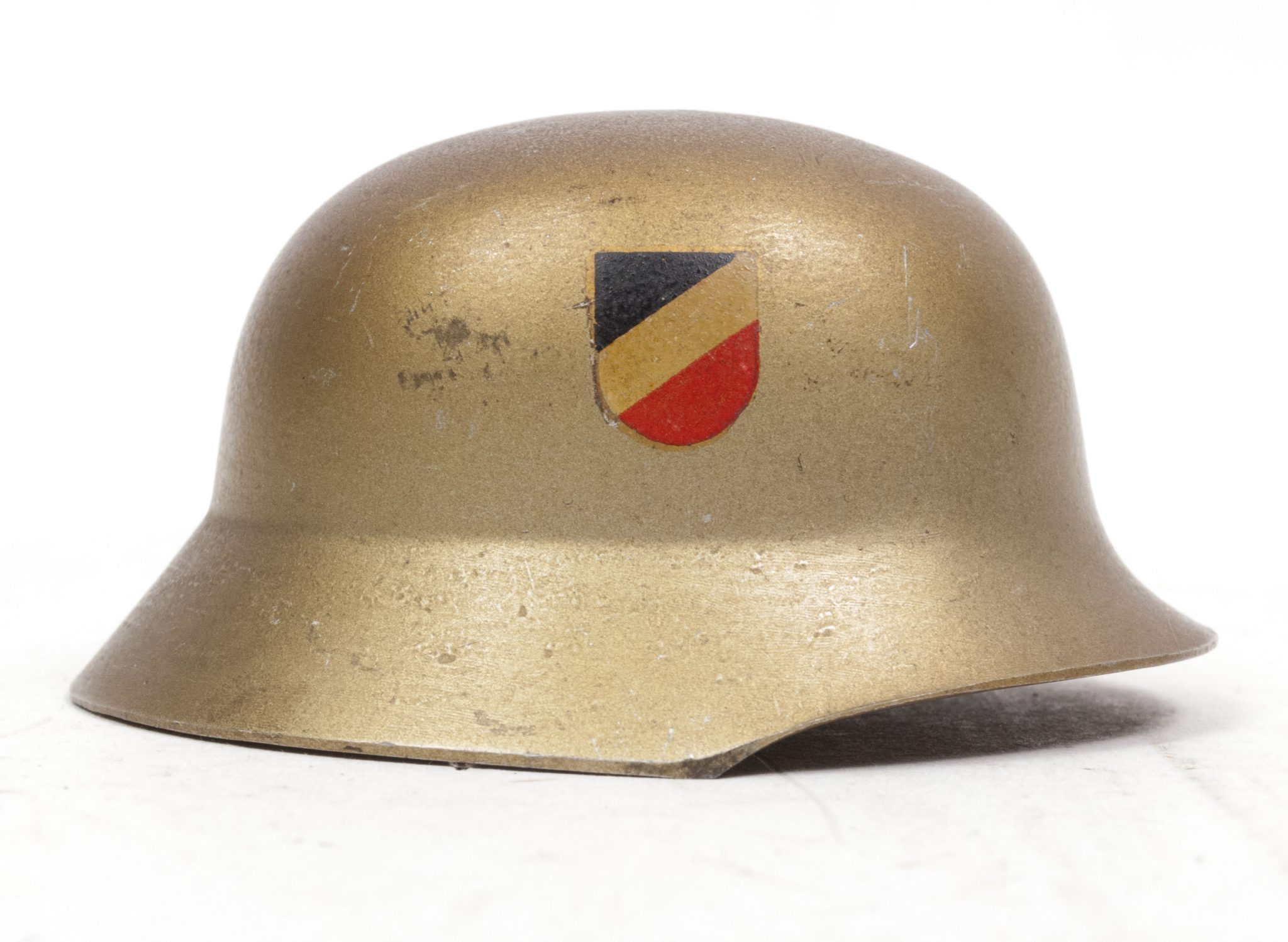 Miniature Kriegsmarine (KM) double decal Ferntrauungshelm Weddinghelmet