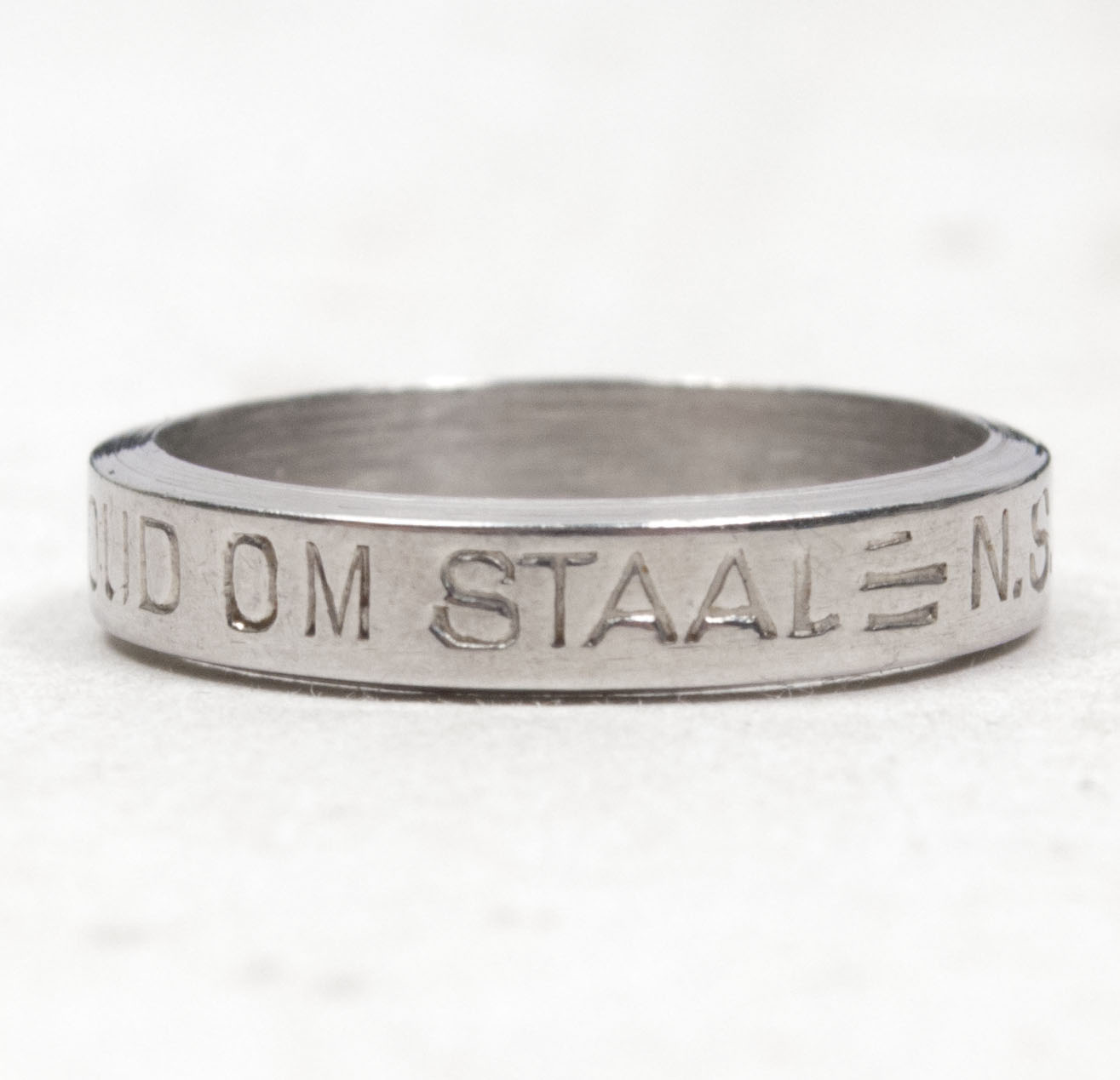 (NSB) Ring GOUD OM STAAL 1940 (4) (NSB) Ring GOUD OM STAAL 1940