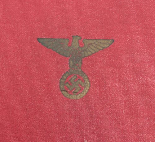 NSDAP Mitgliedsbuch Personal-Ausweis