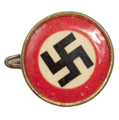 This is an early (pre-1933, pre-RZM) NSDAP sympathisers badge. It is made of celluloid.
