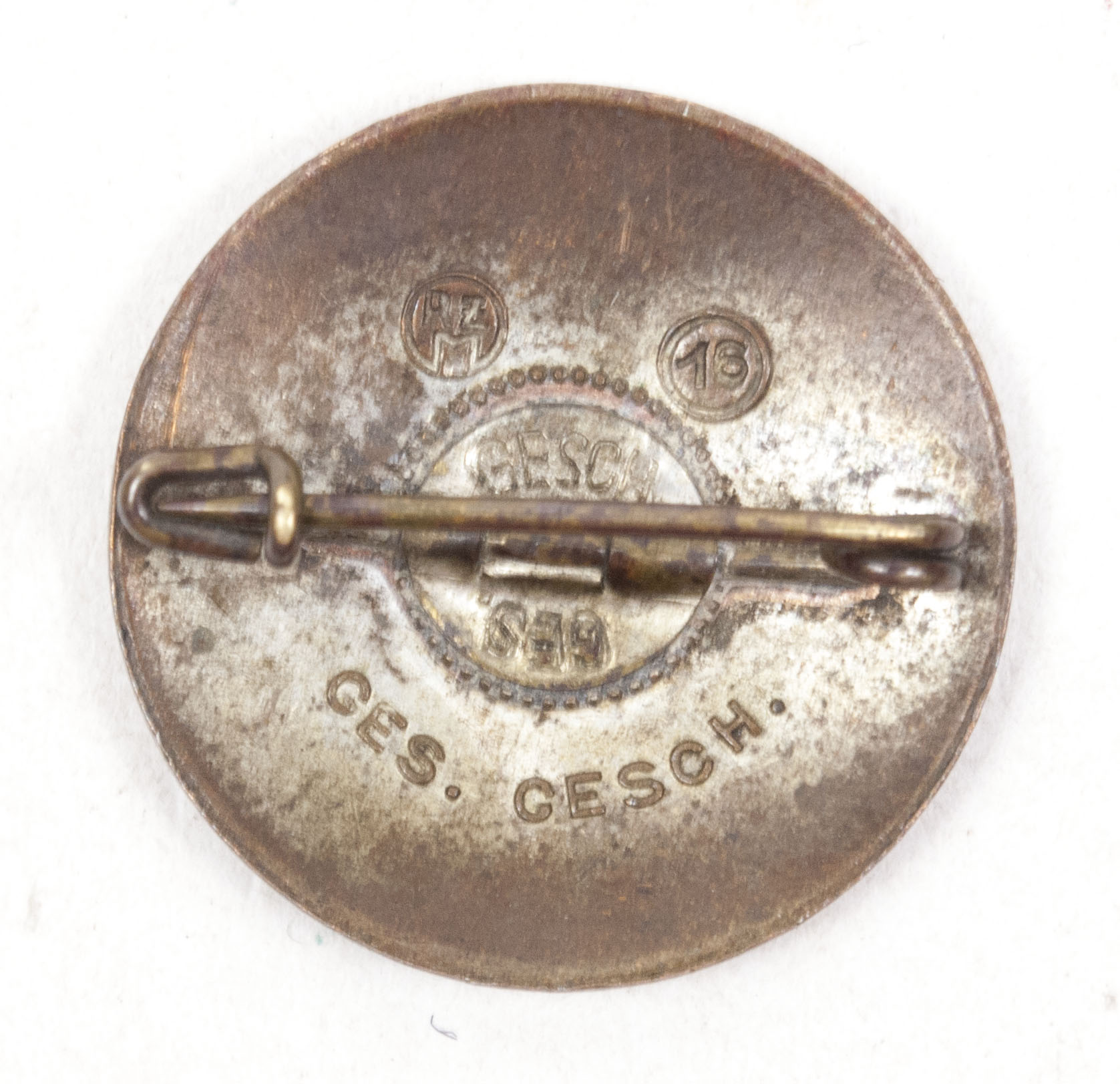 NSDAP transitional memberbadge Double Ges Gesch + RZM 16 (1) NSDAP transitional memberbadge Double Ges Gesch + RZM 16